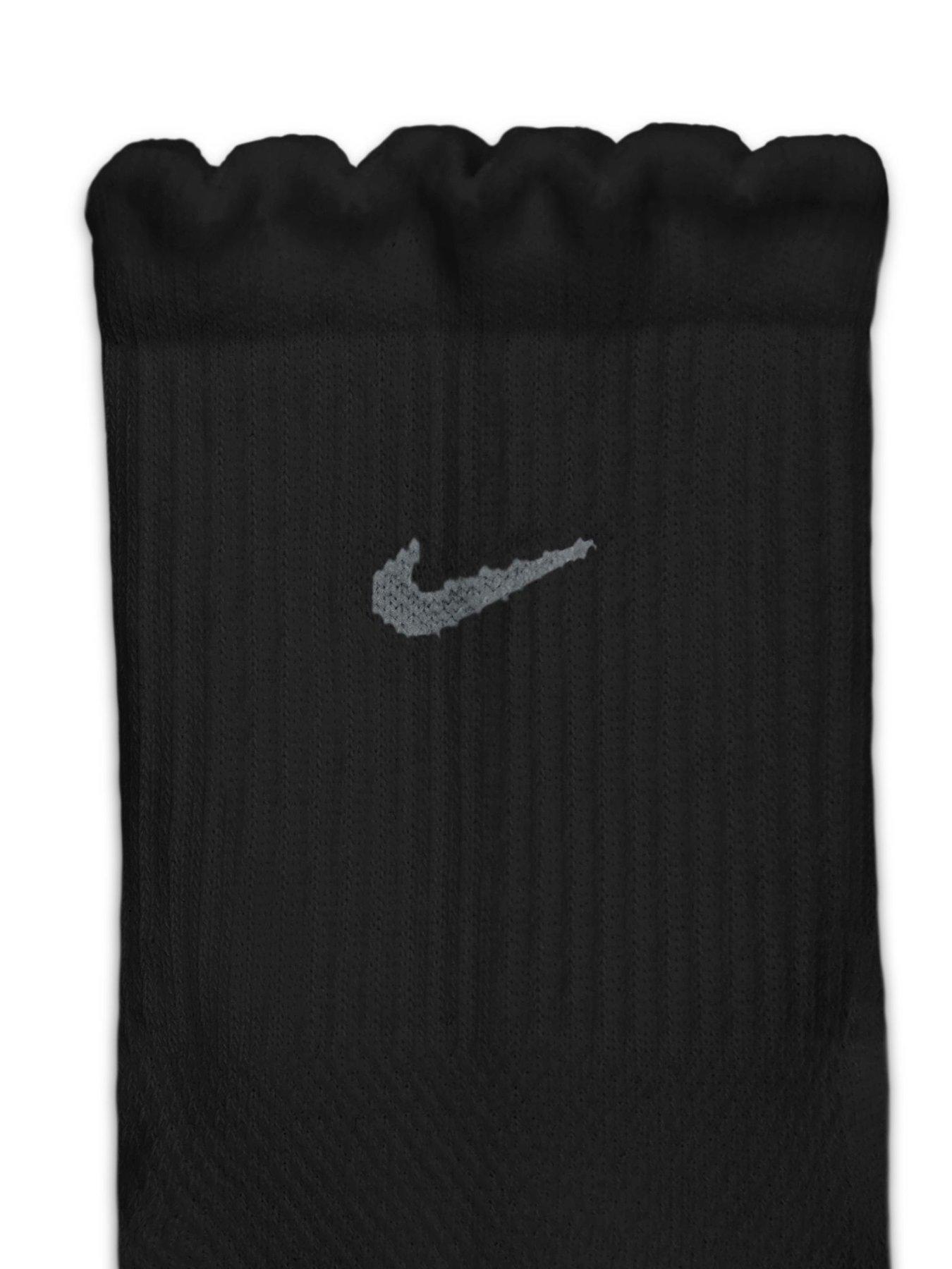 Image 4 of 4 of Nike Womens Everyday Elevated Scalloped Micro Crew Socks 2 Pack - Multi