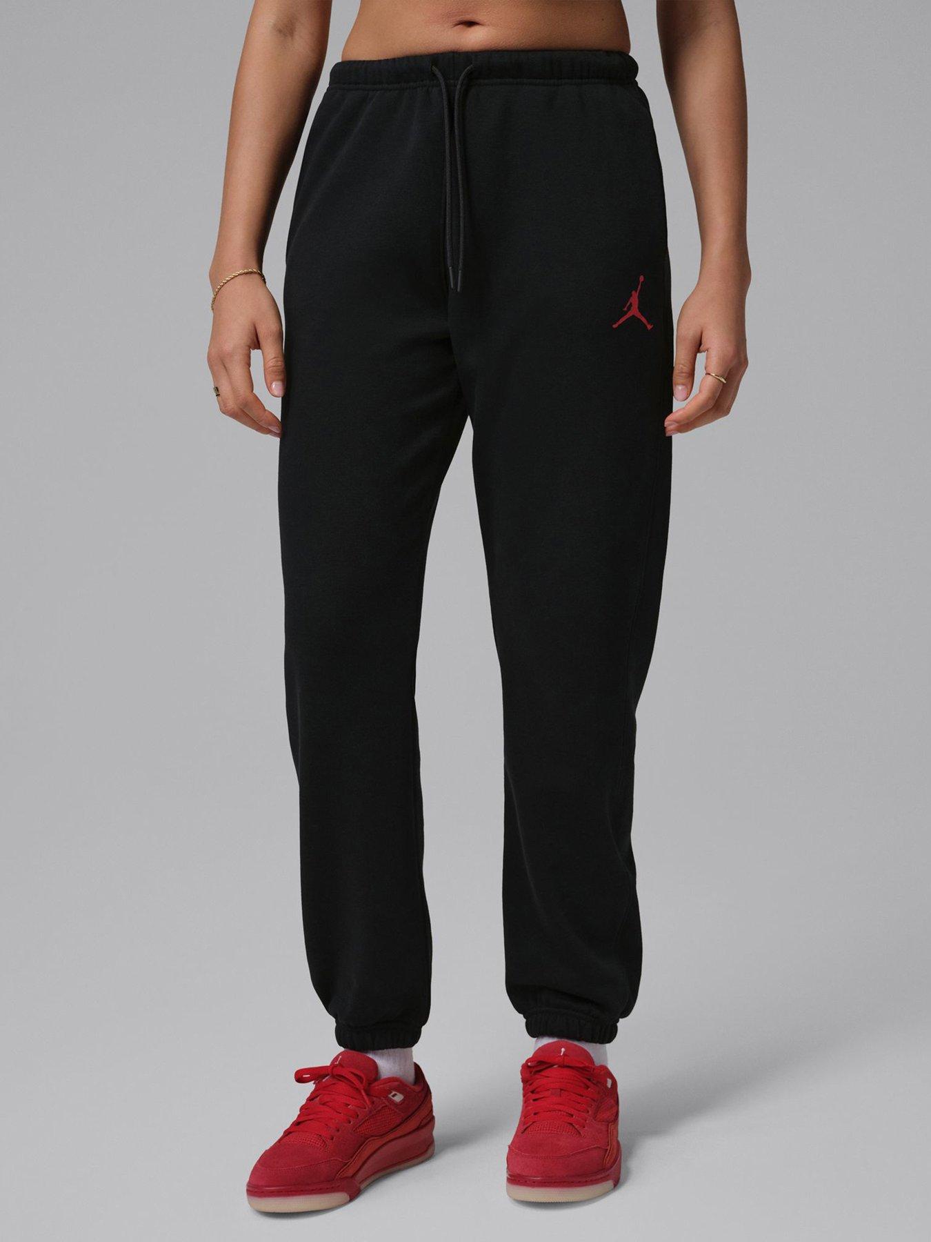 Jordan Nike Womens Jumpman Fleece Pants - Black