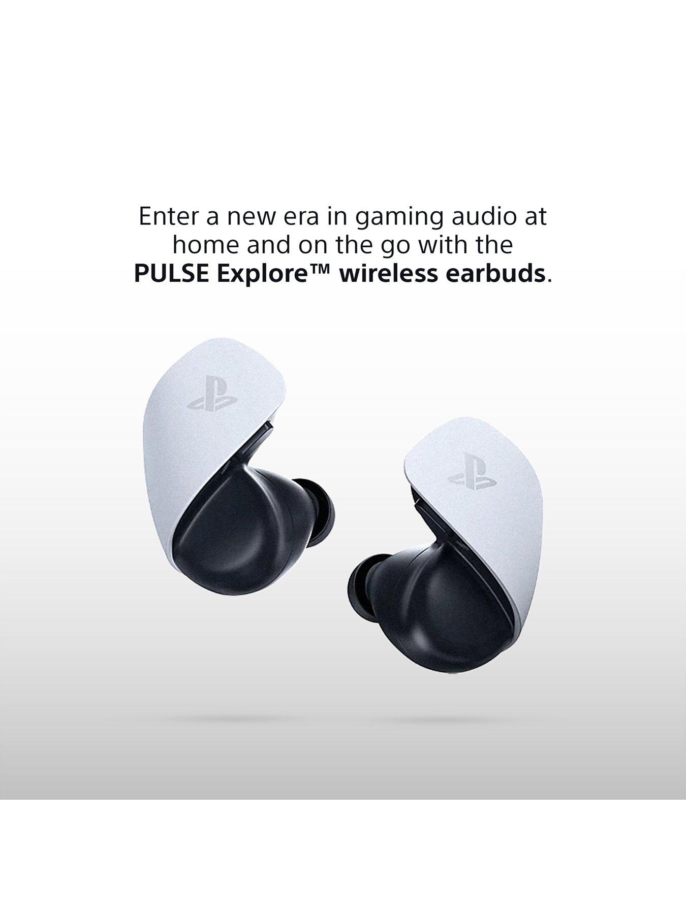 Image 2 of 6 of Playstation PULSE Explore&trade; wireless earbuds - White
