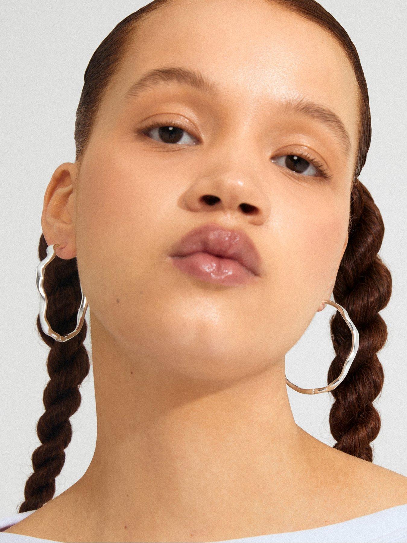 pilgrim-larkin-earrings-silver-platedstillFront