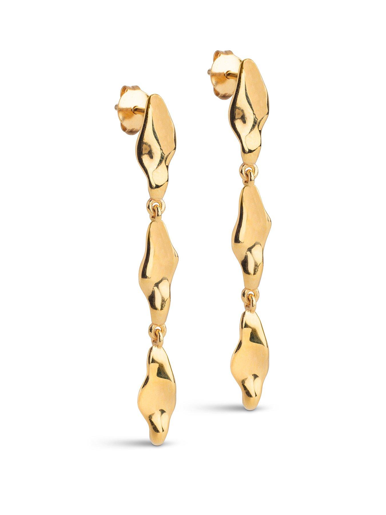 ENAMEL Copenhagen India Medium Earrings 18k Gold Plated Sterling Silver