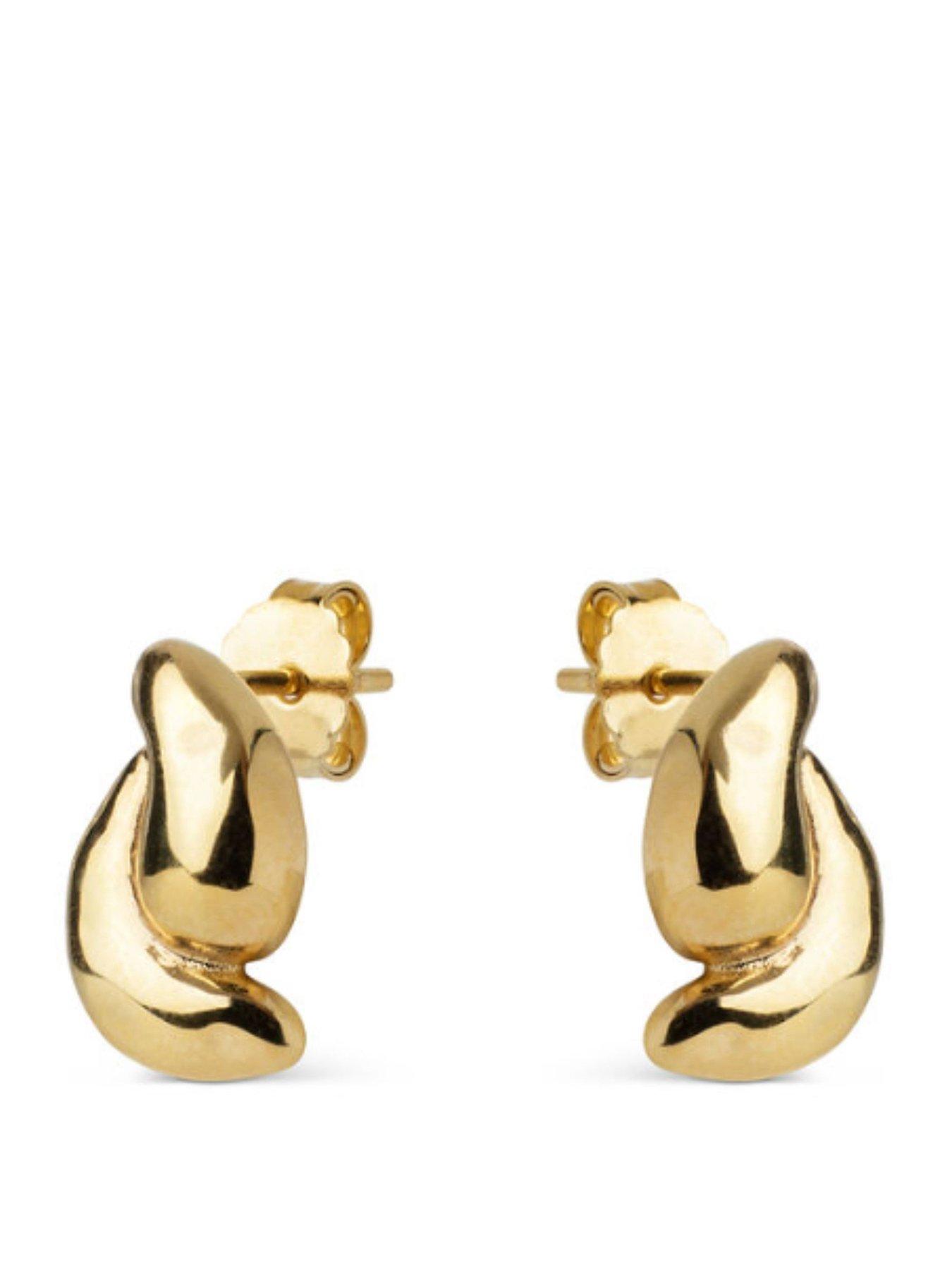 Image 1 of 3 of ENAMEL Copenhagen Tova Stud Earrings 18k Gold Plated&nbsp;Sterling Silver