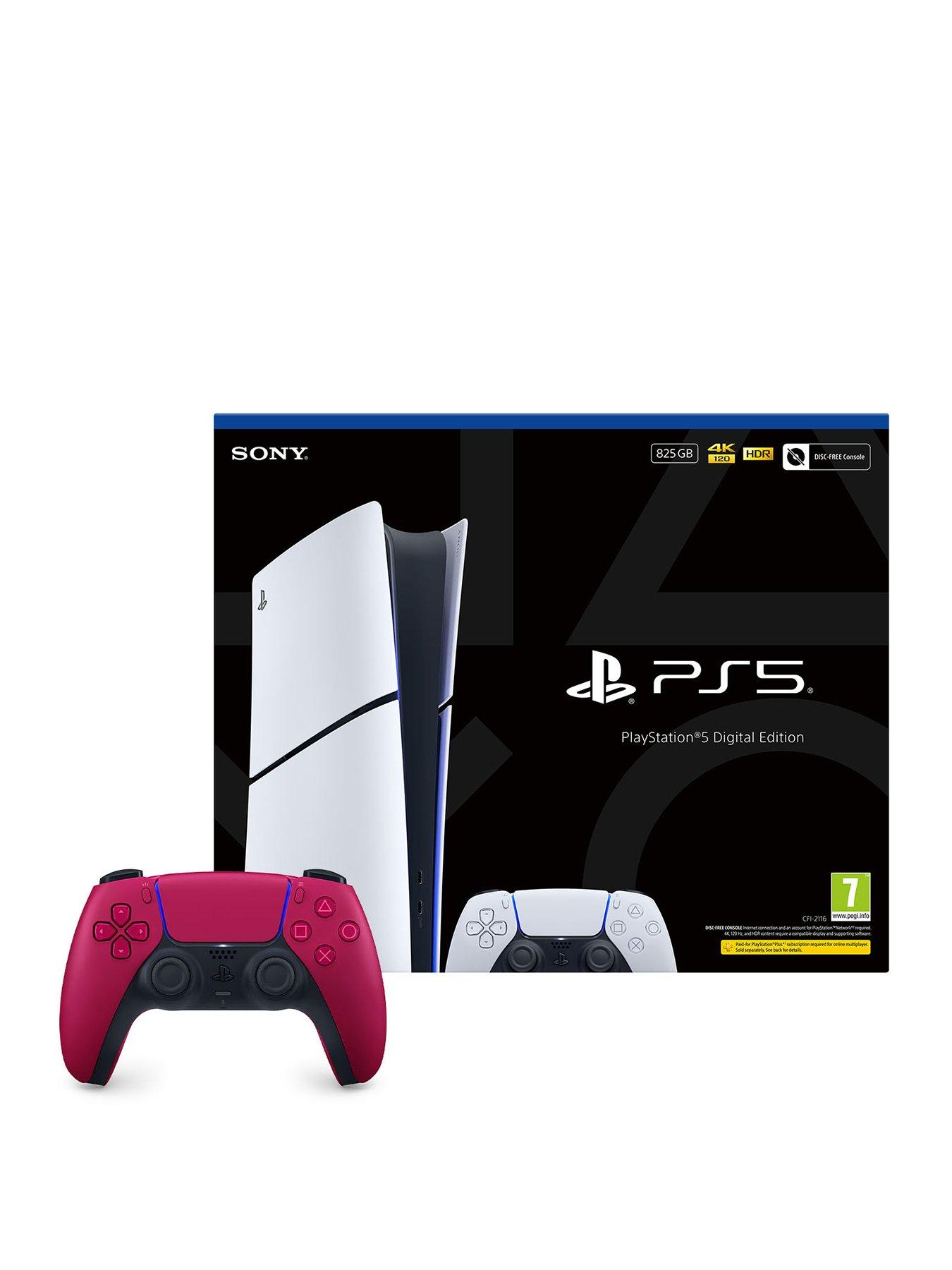 PlayStation 5 Digital Edition - 825GB  &  Additional DualSense Wireless Controller