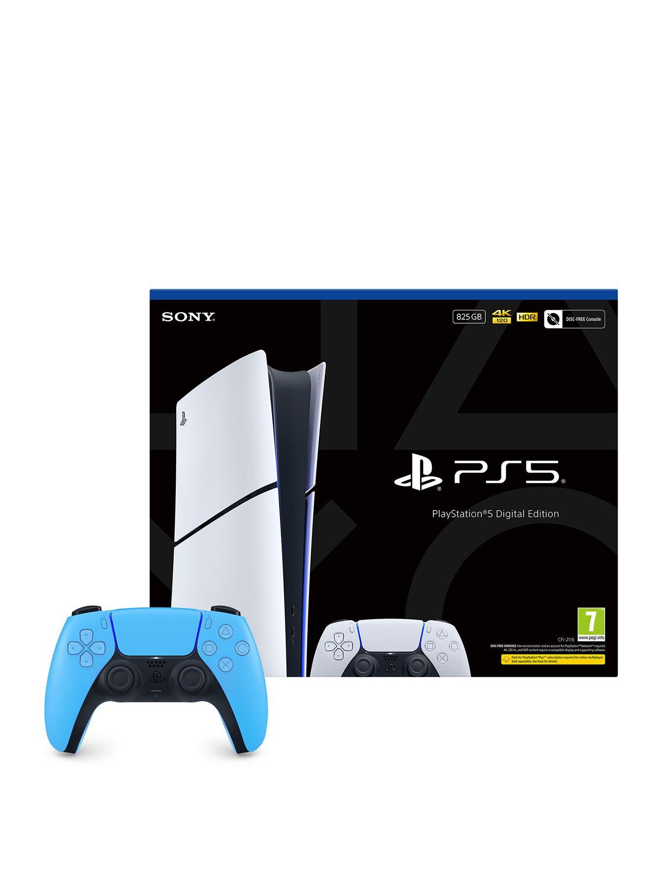 Playstation PlayStation®5 Digital Edition - 825GB  &  Additional DualSense Wireless Controller