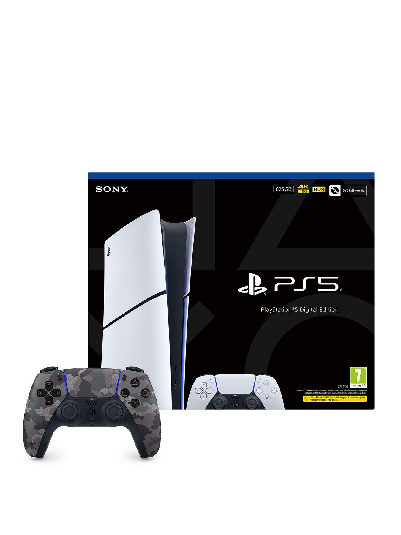 Playstation PlayStation®5 Digital Edition - 825GB  &  Additional DualSense Wireless Controller