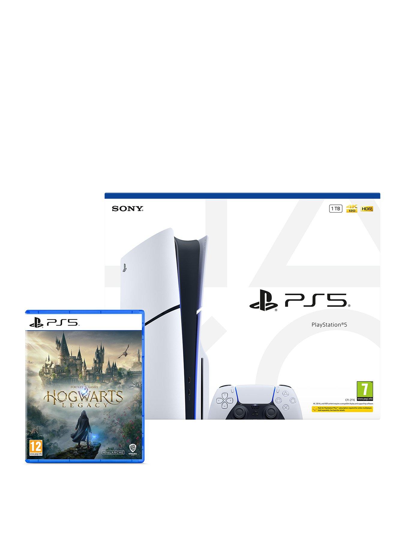 Image 1 of 7 of Playstation PlayStation&reg;5 Disc Console &ndash; 1TB &amp; Hogwarts Legacy