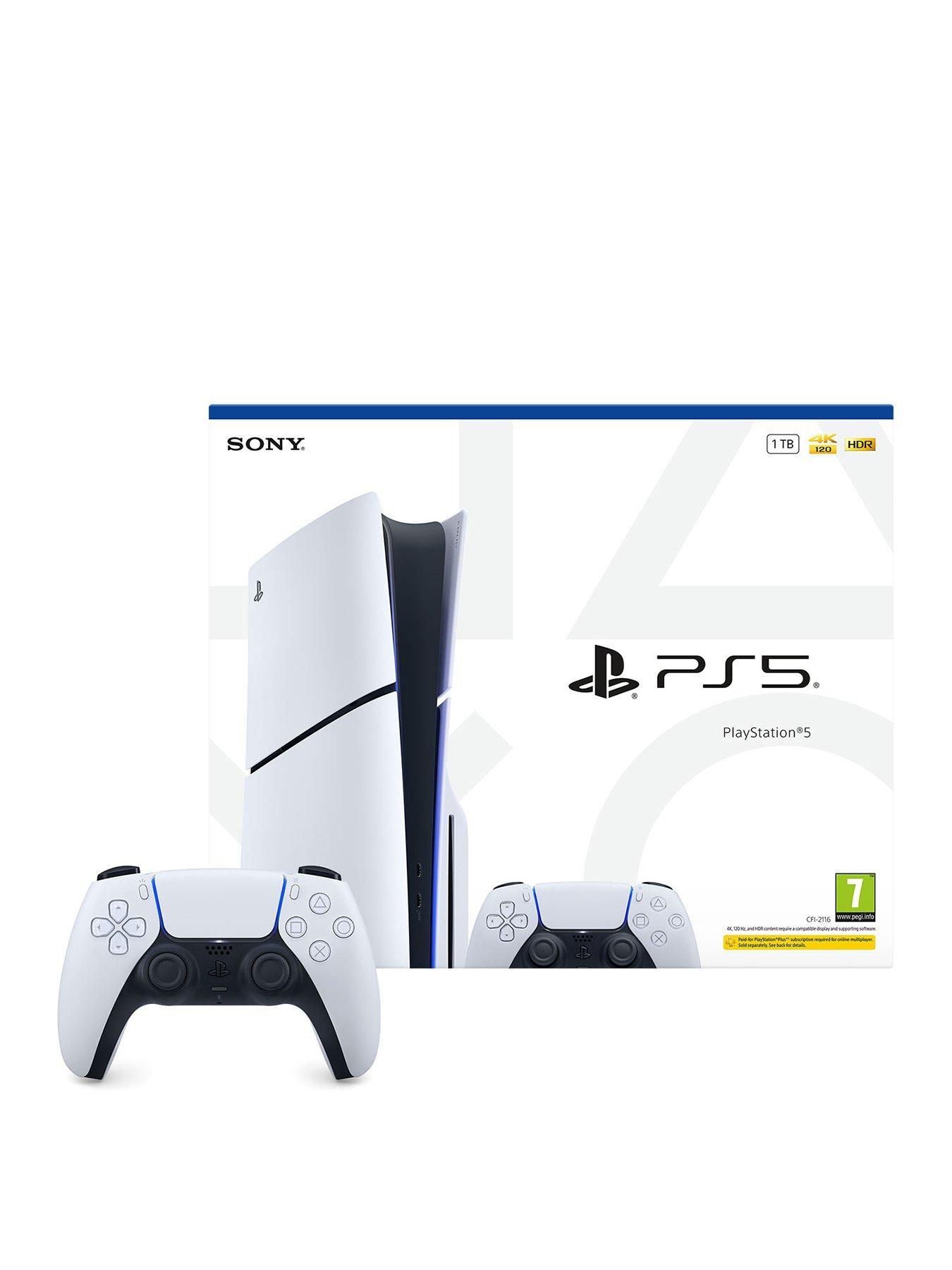 Image 1 of 8 of PlayStation 5 Disc Console &ndash; 1TB &amp; Additional DualSense Wireless Controller