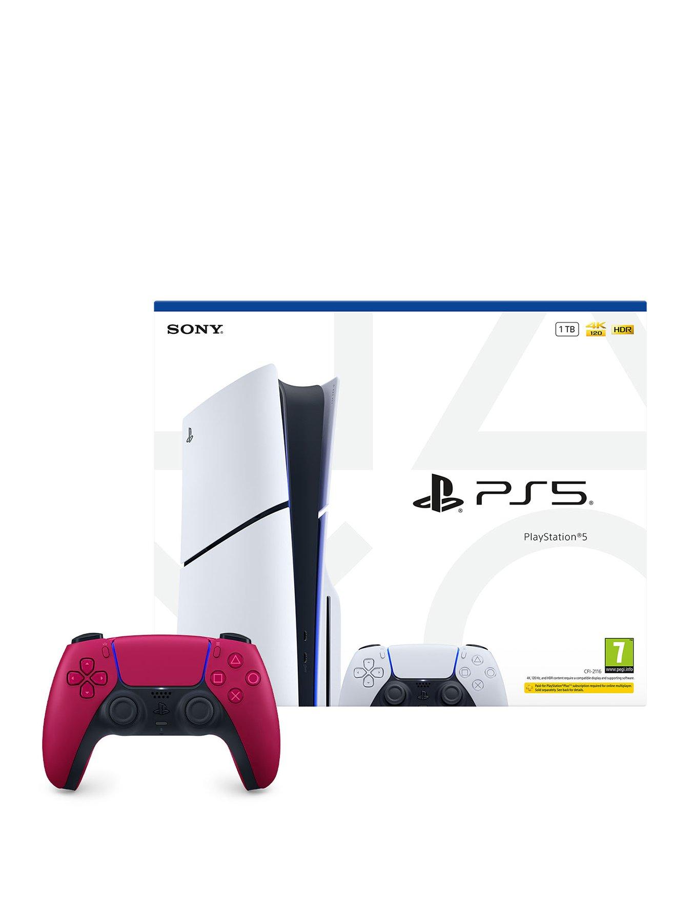 Playstation PlayStation®5 Disc Console – 1TB  &  Additional DualSense Wireless Controller