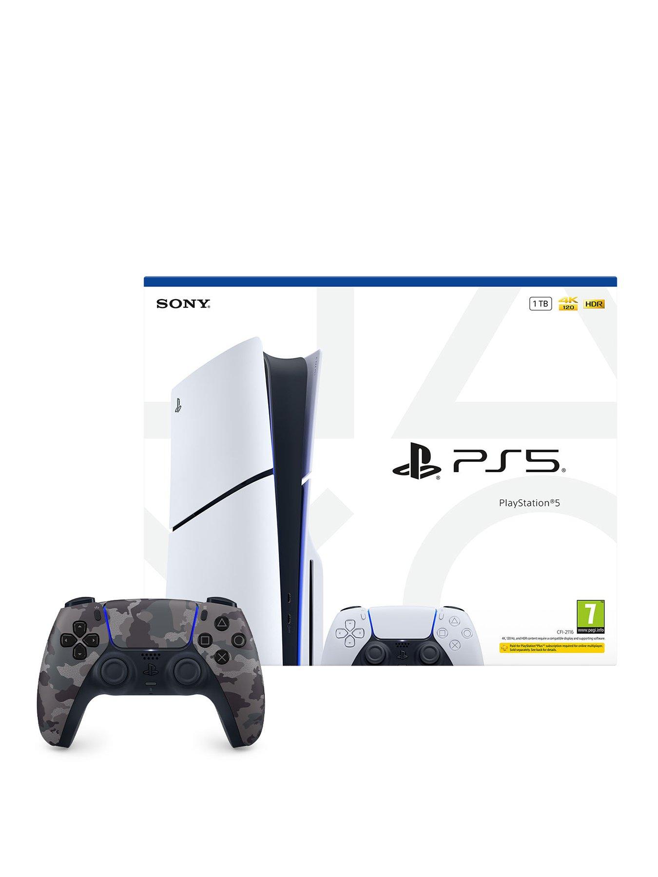 Playstation PlayStation®5 Disc Console – 1TB  &  Additional DualSense Wireless Controller