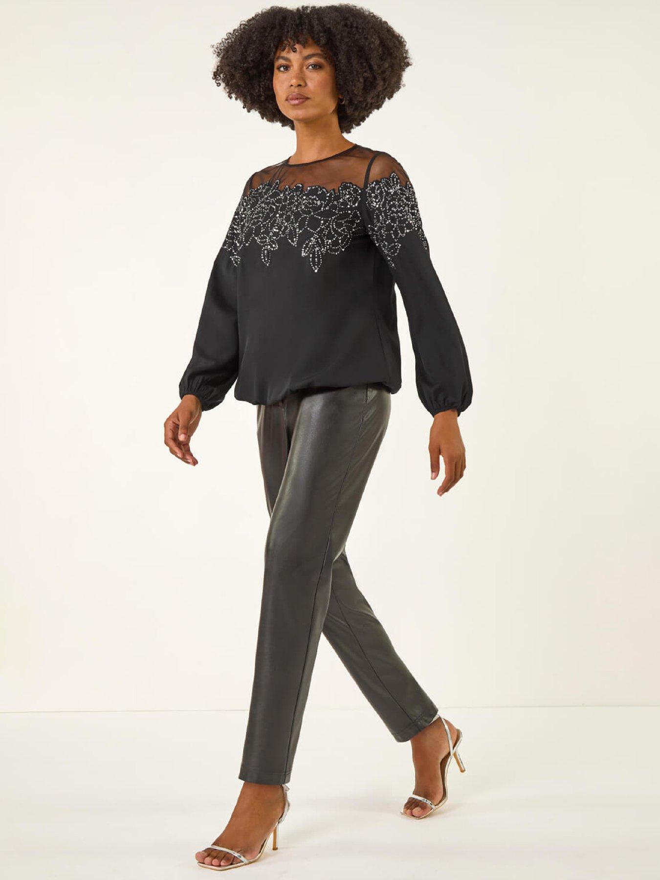 roman-sequin-floral-sheer-top-blackback