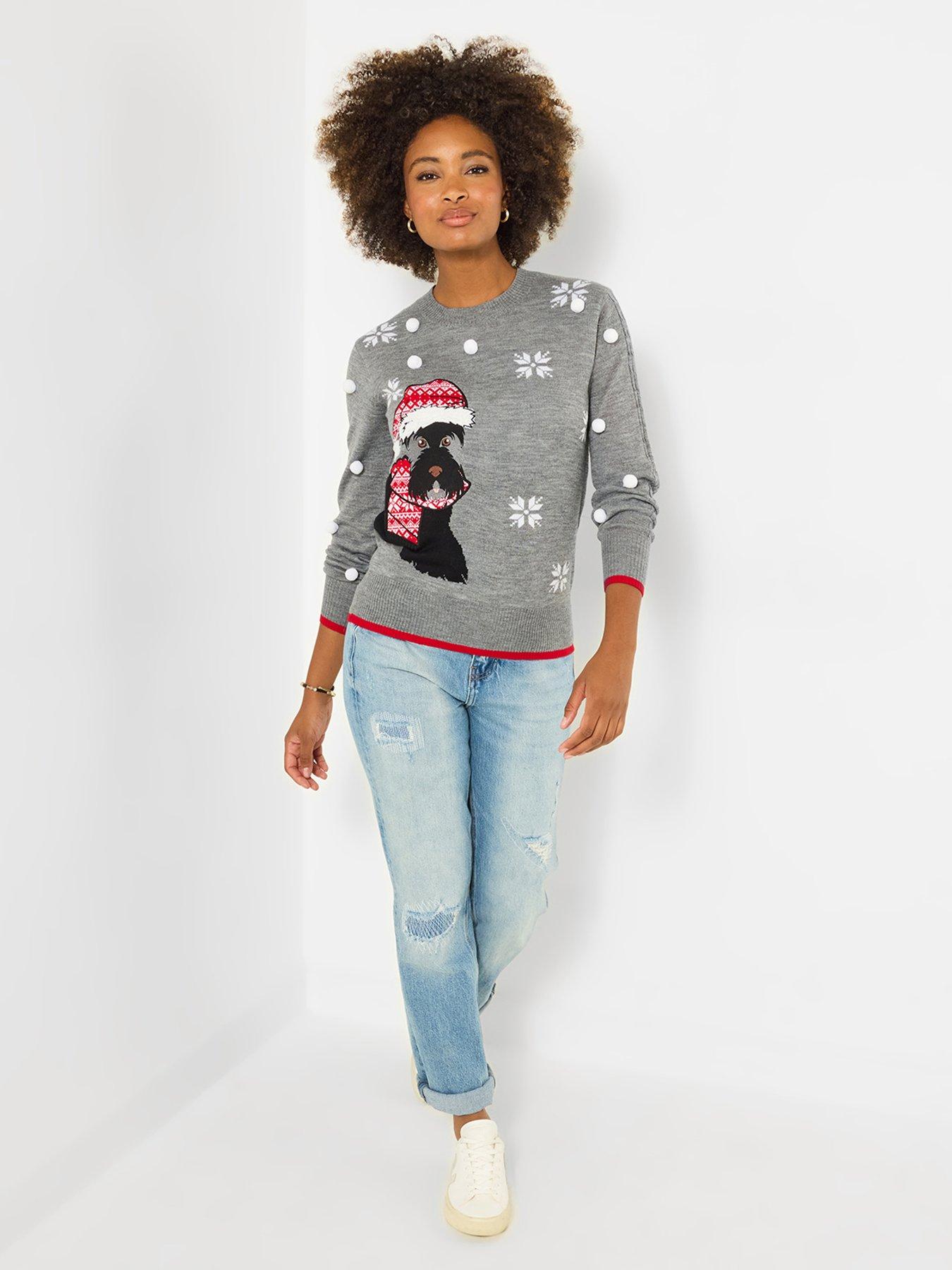 joe-browns-scottie-dog-jumper-greystillFront