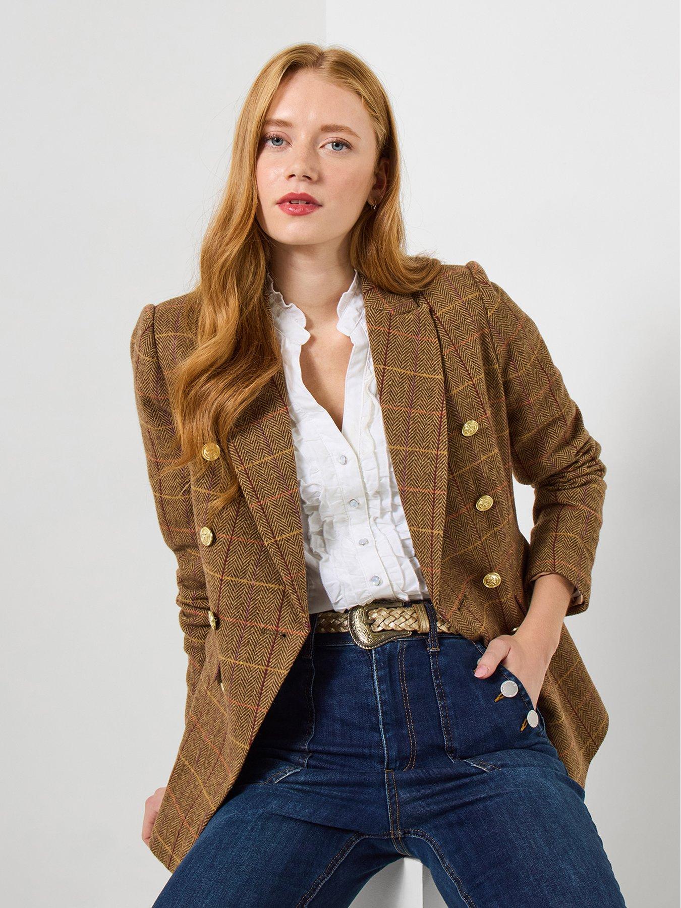 Image 1 of 7 of Joe Browns Heritage Tweed Jacket - Brown