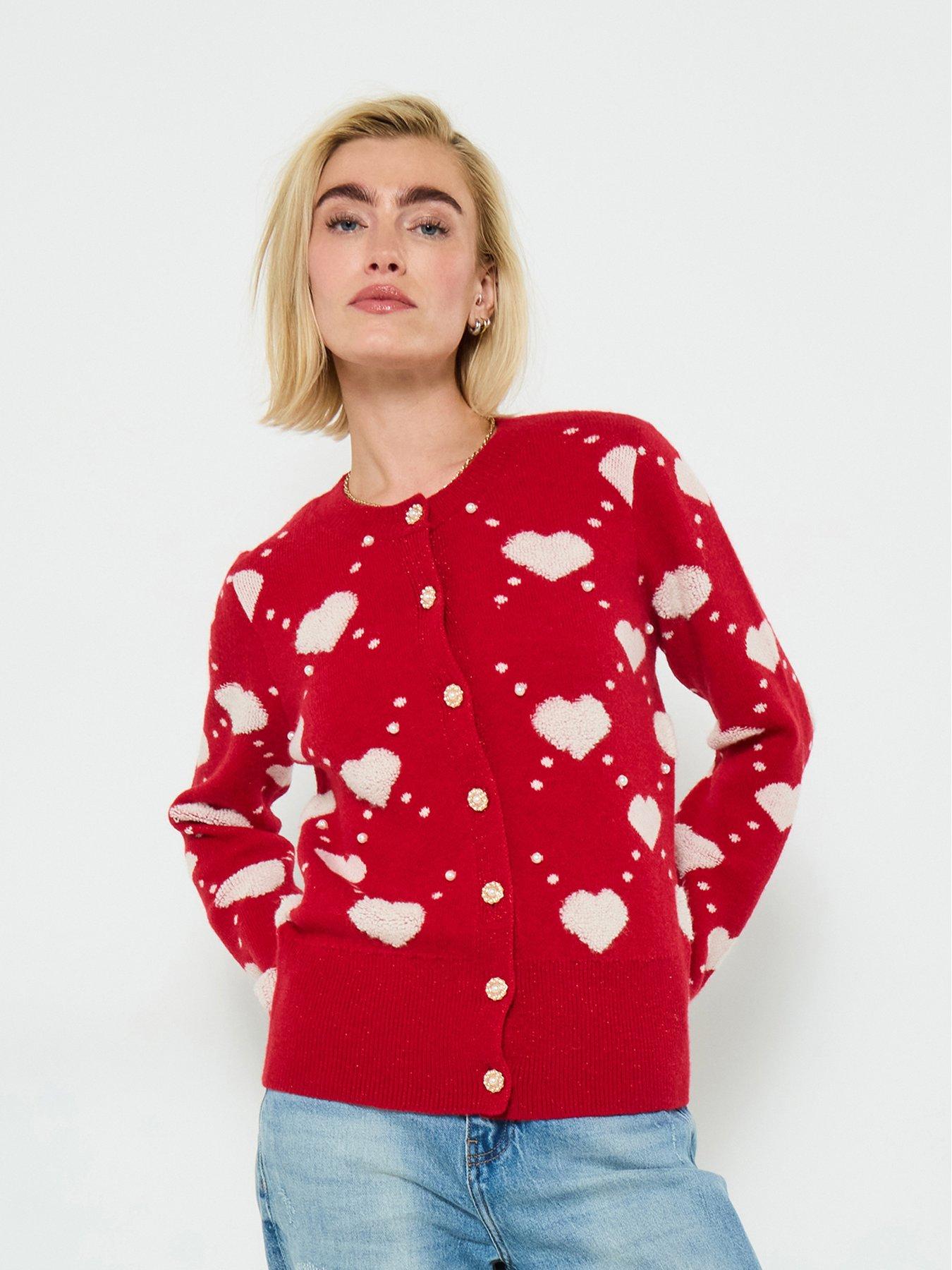 Joe Browns Feel The Love Cardigan - Red