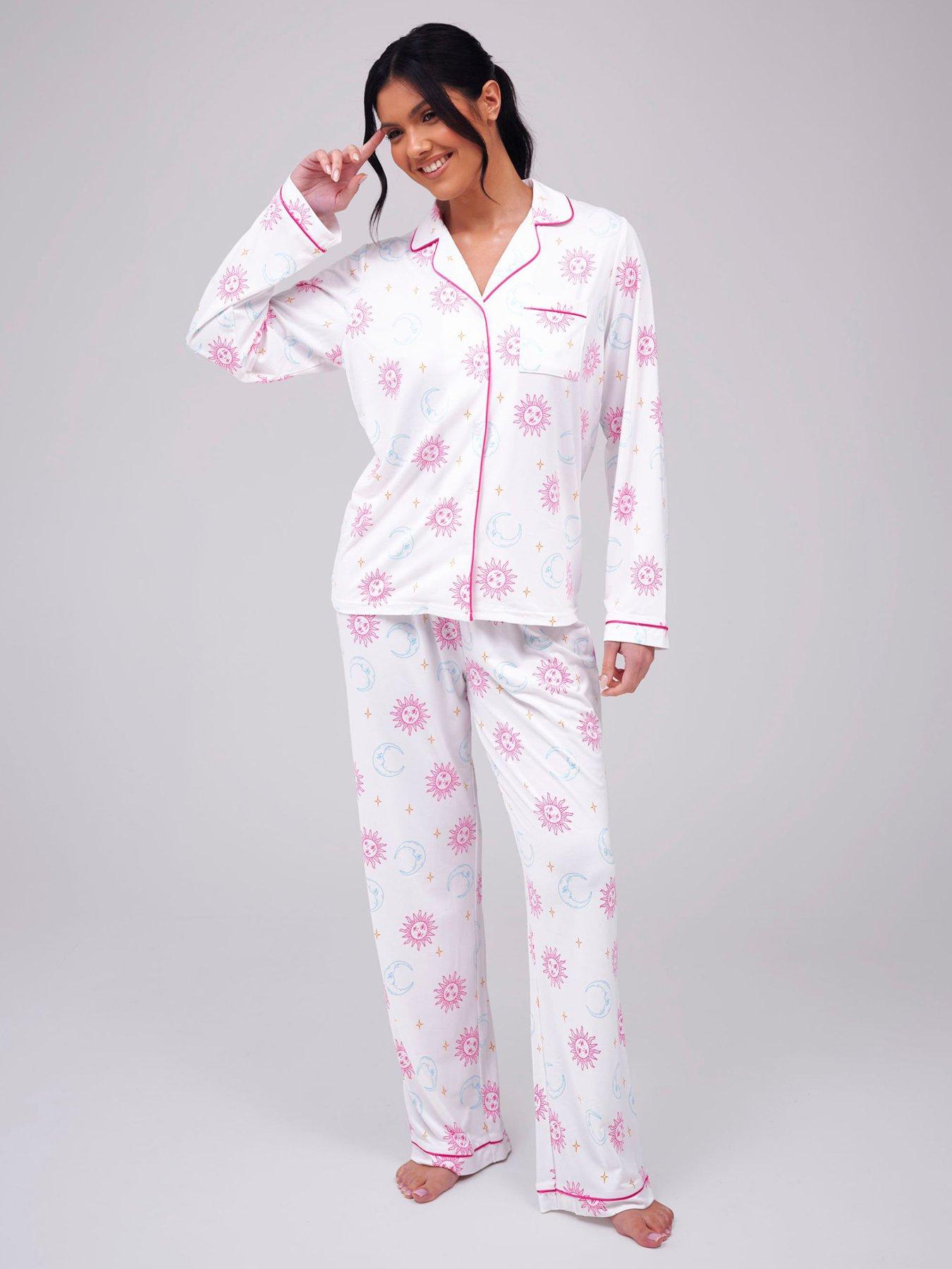 loungeable-celestial-printed-super-soft-revere-pyjama-set-multi