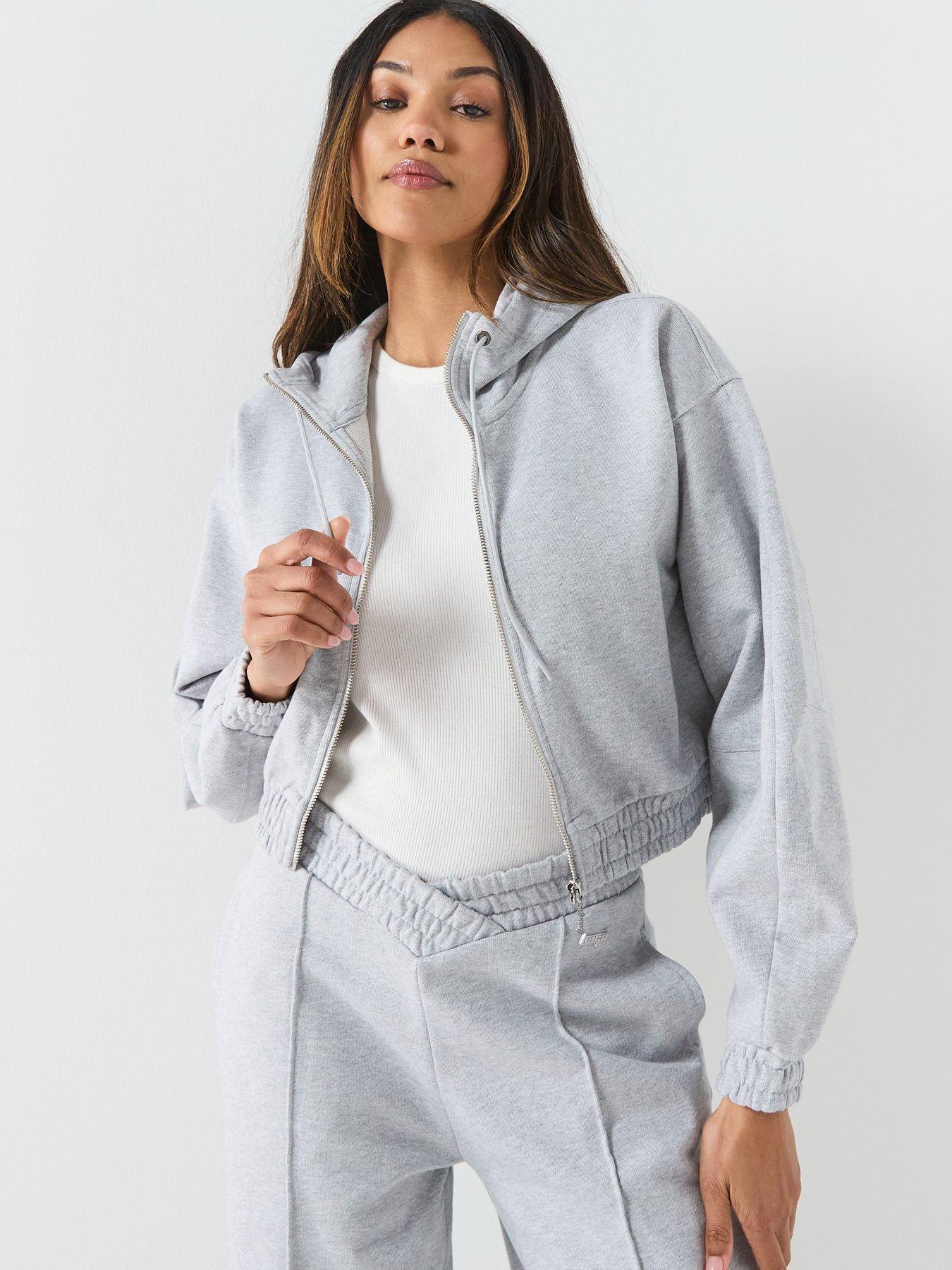 Image 5 of 5 of HUGO Dolpie Zip Up Hoodie - Grey