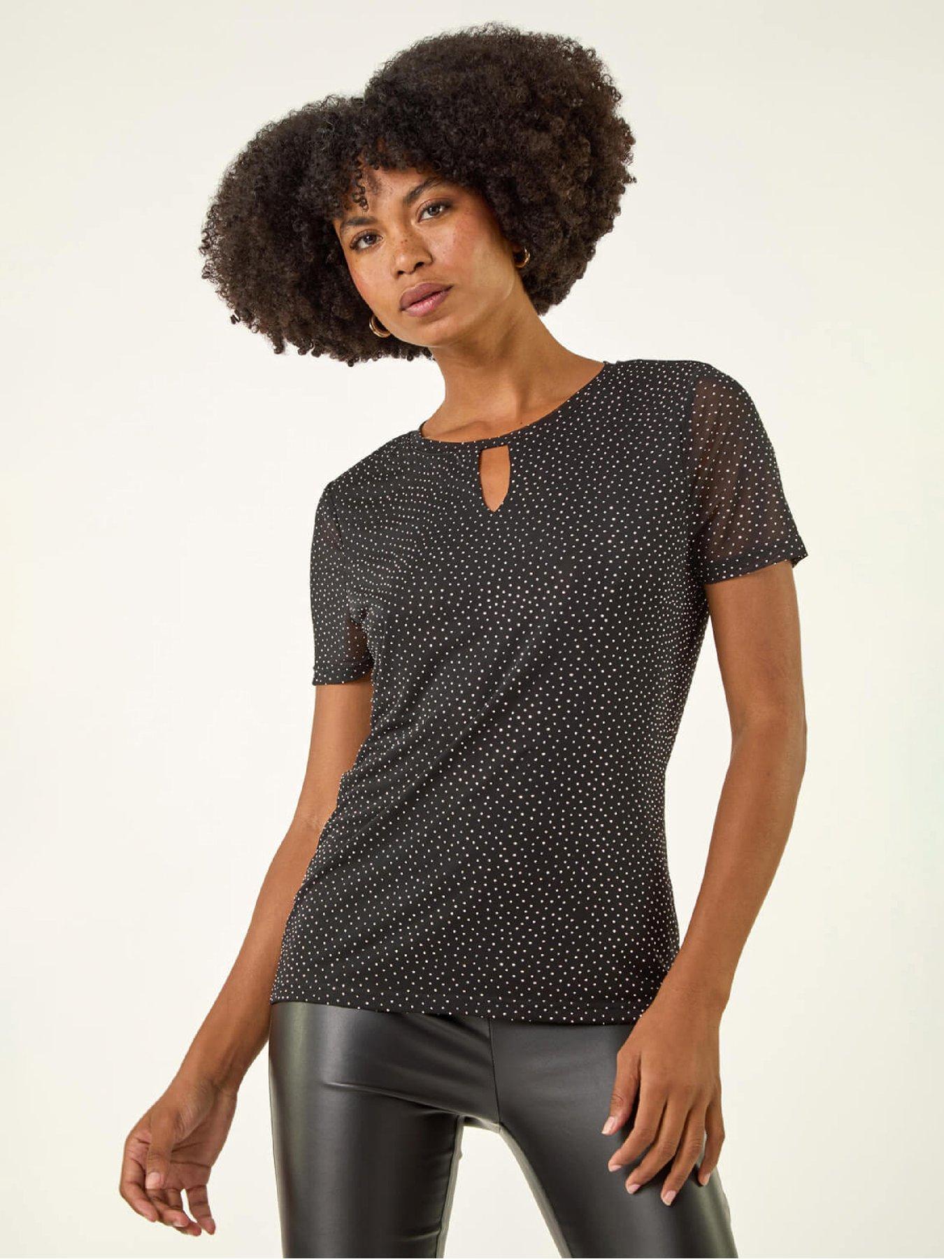roman-hotfix-keyhole-stretch-top-black