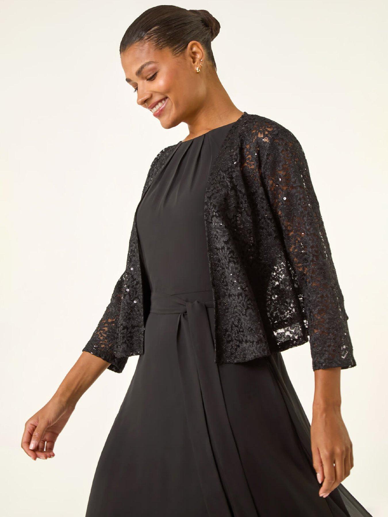 roman-glitter-sequin-lace-top-blackfront