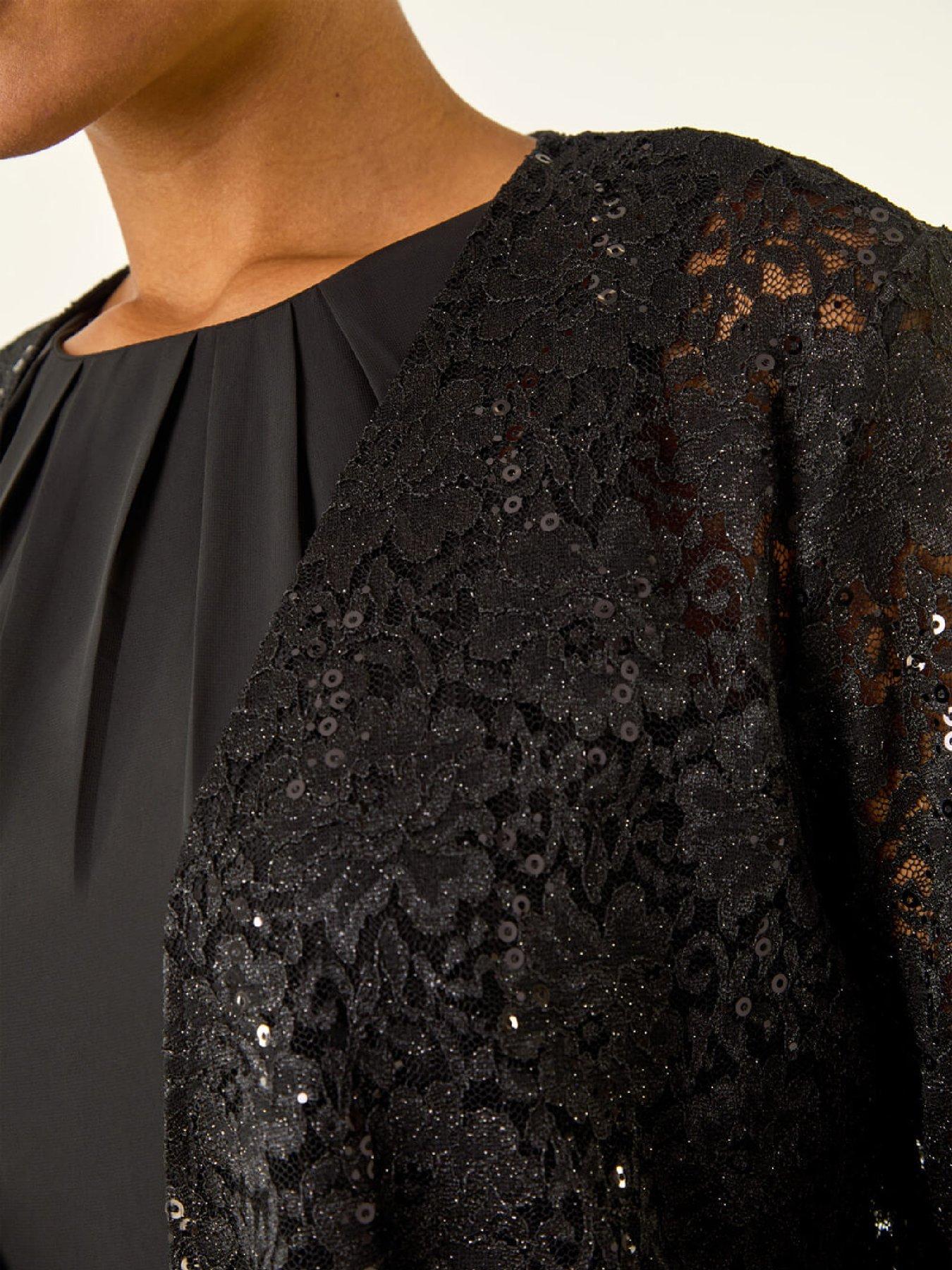 roman-glitter-sequin-lace-top-blackdetail
