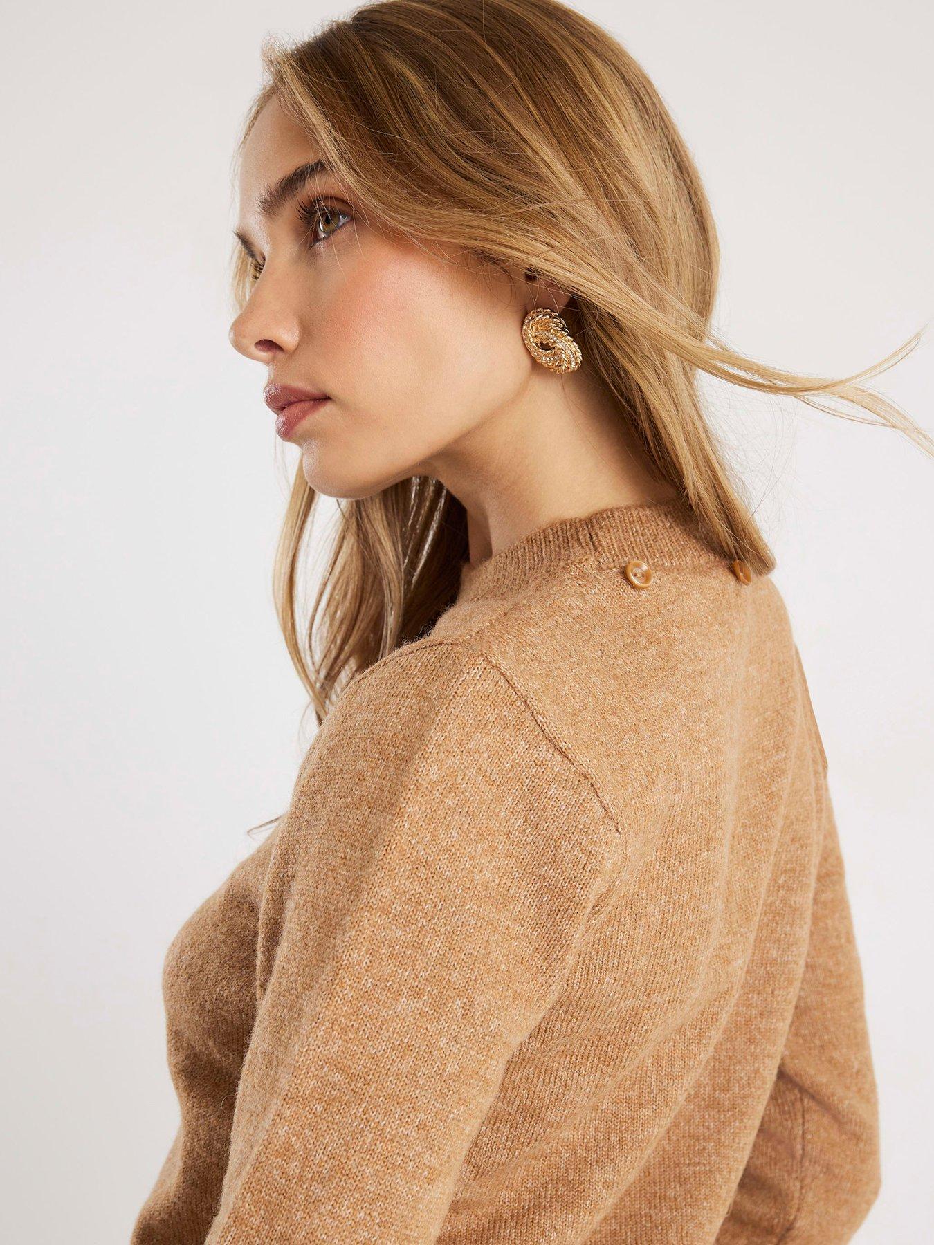 river-island-knit-scarf-jumper-brownstillFront