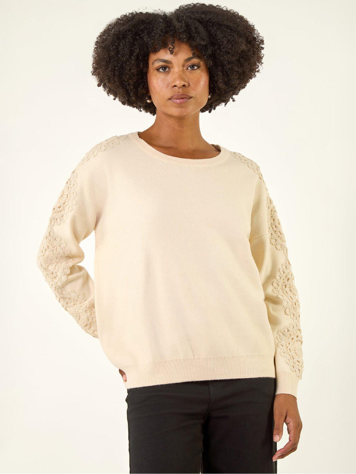 roman-embroidered-sleeve-knit-jumper-ivoryfront