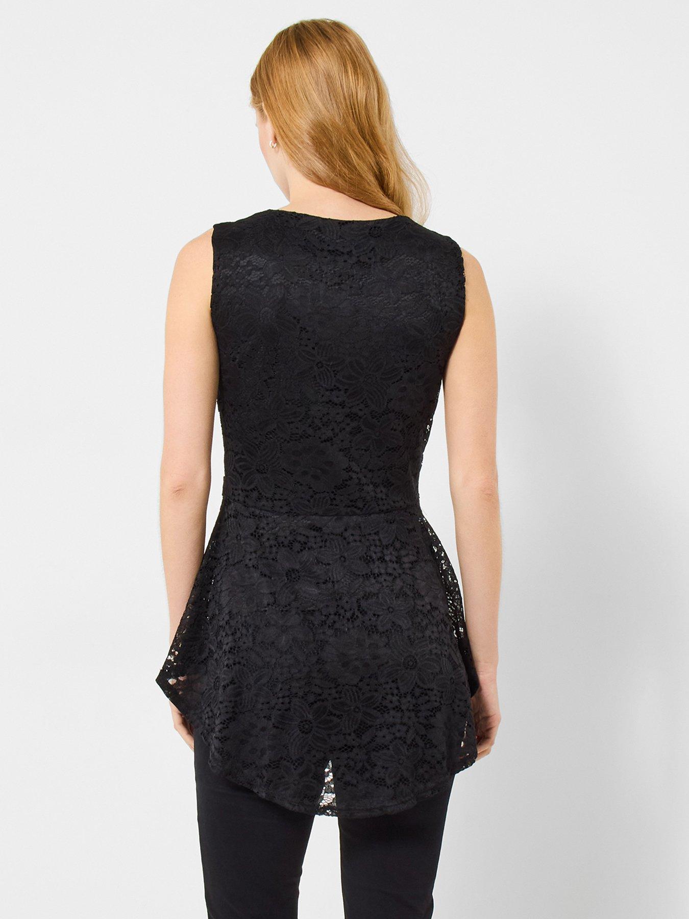 Image 4 of 5 of Joe Browns Elsie Embroidered Lace Sleeveless Top - Black