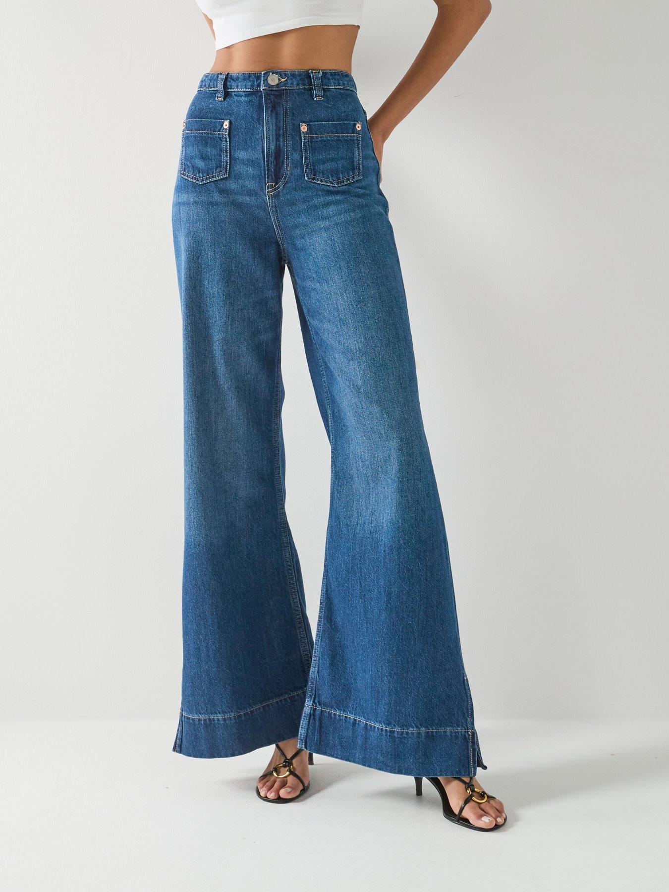 boss-marlene-flare-jeans-navydetail