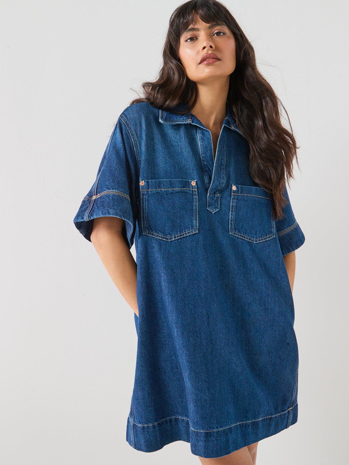 BOSS Polo Dress - Blue
