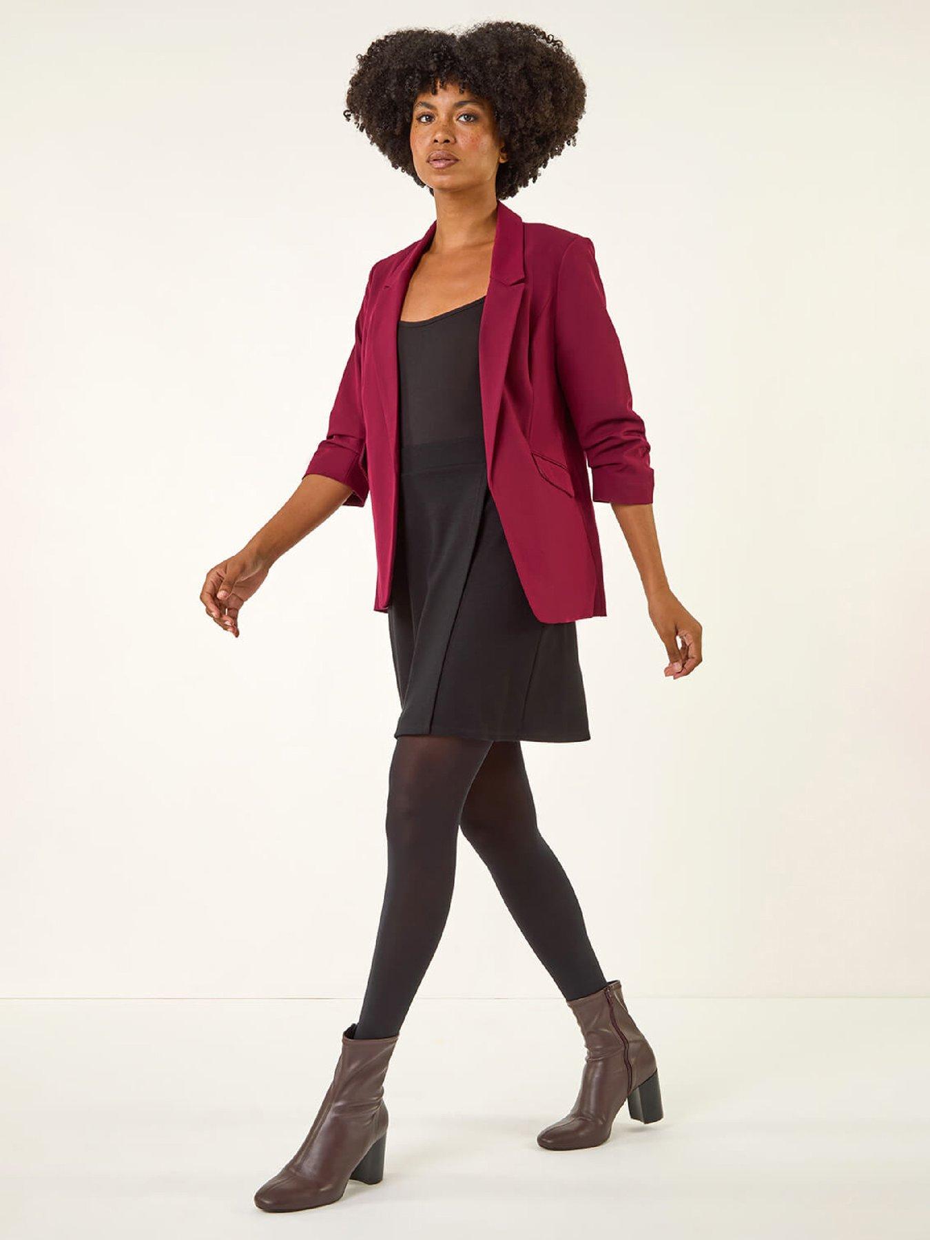 roman-wrap-a-line-stretch-skirt-blackoutfit