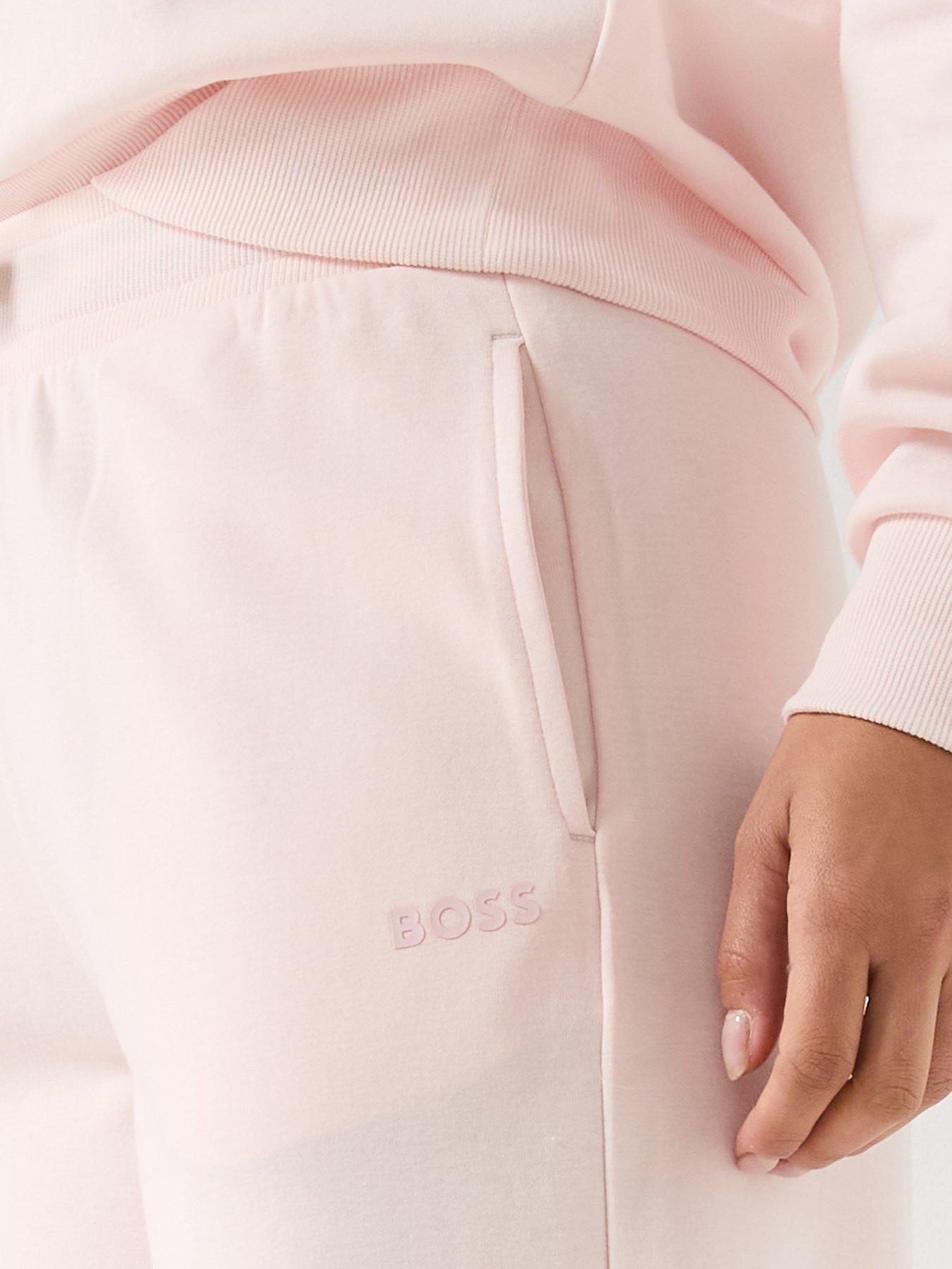 boss-stripe-cuffed-joggers-pinkoutfit