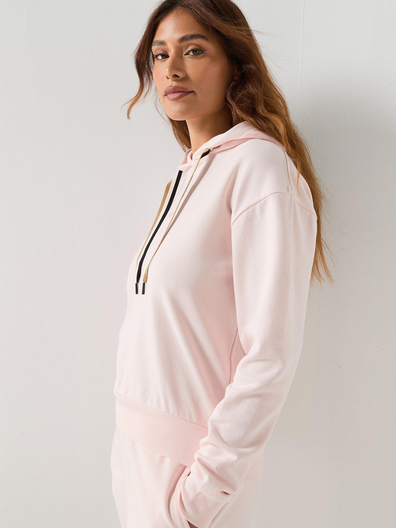 boss-stripe-hoodie-pinkdetail