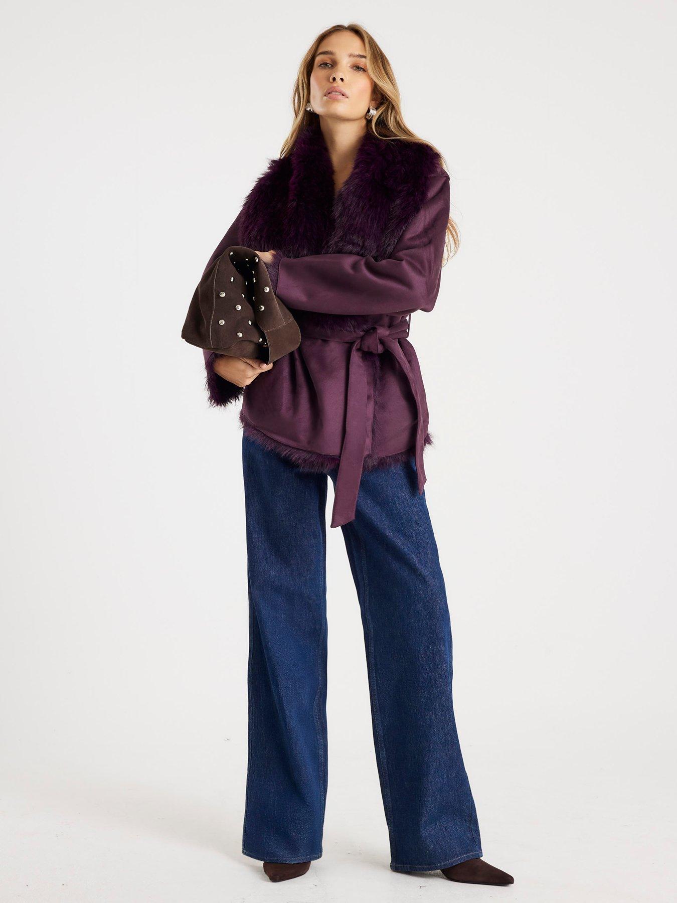 river-island-red-faux-suede-belted-coat-redback