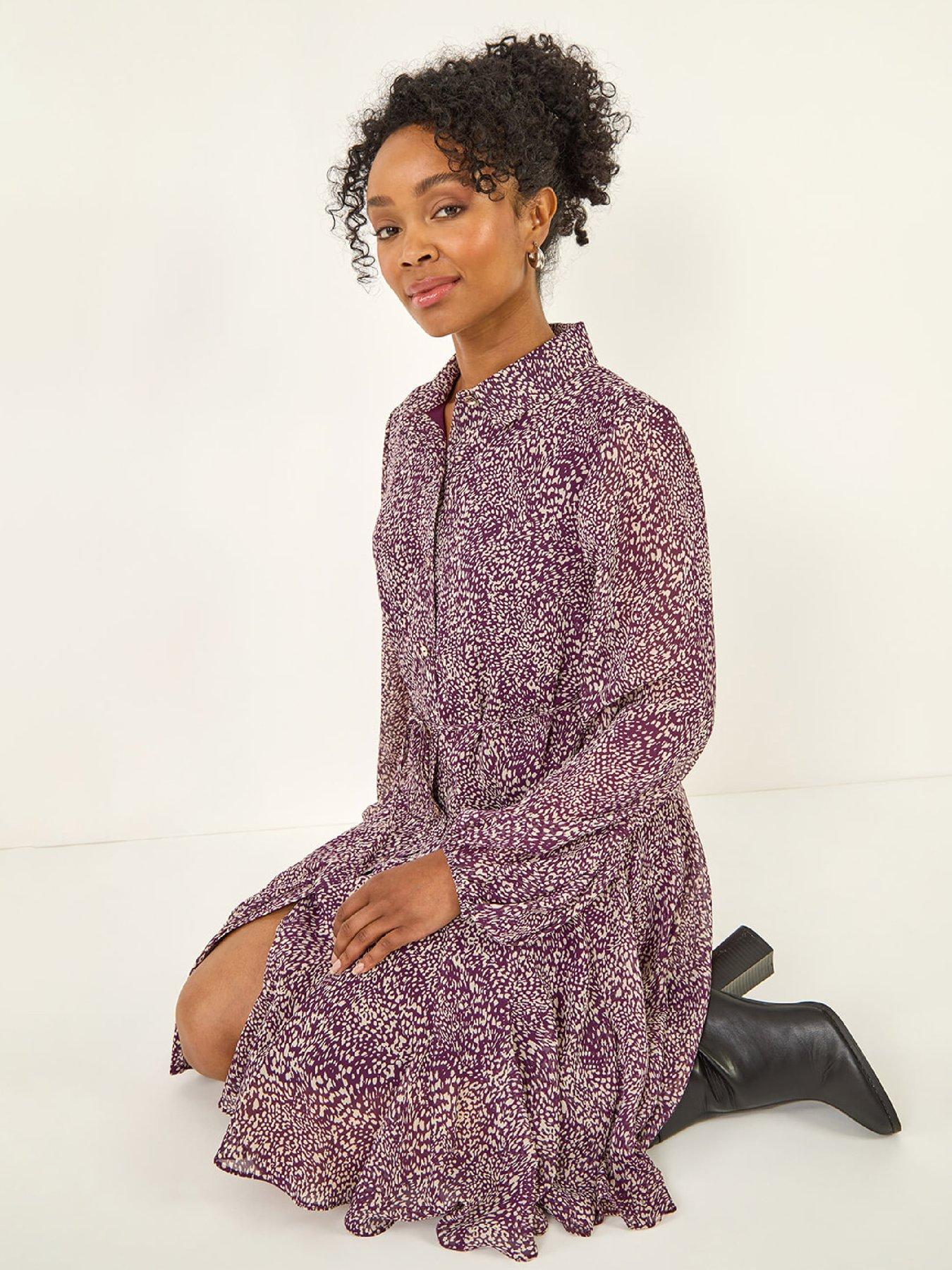 roman-petite-abstract-spot-godet-dress-plumoutfit