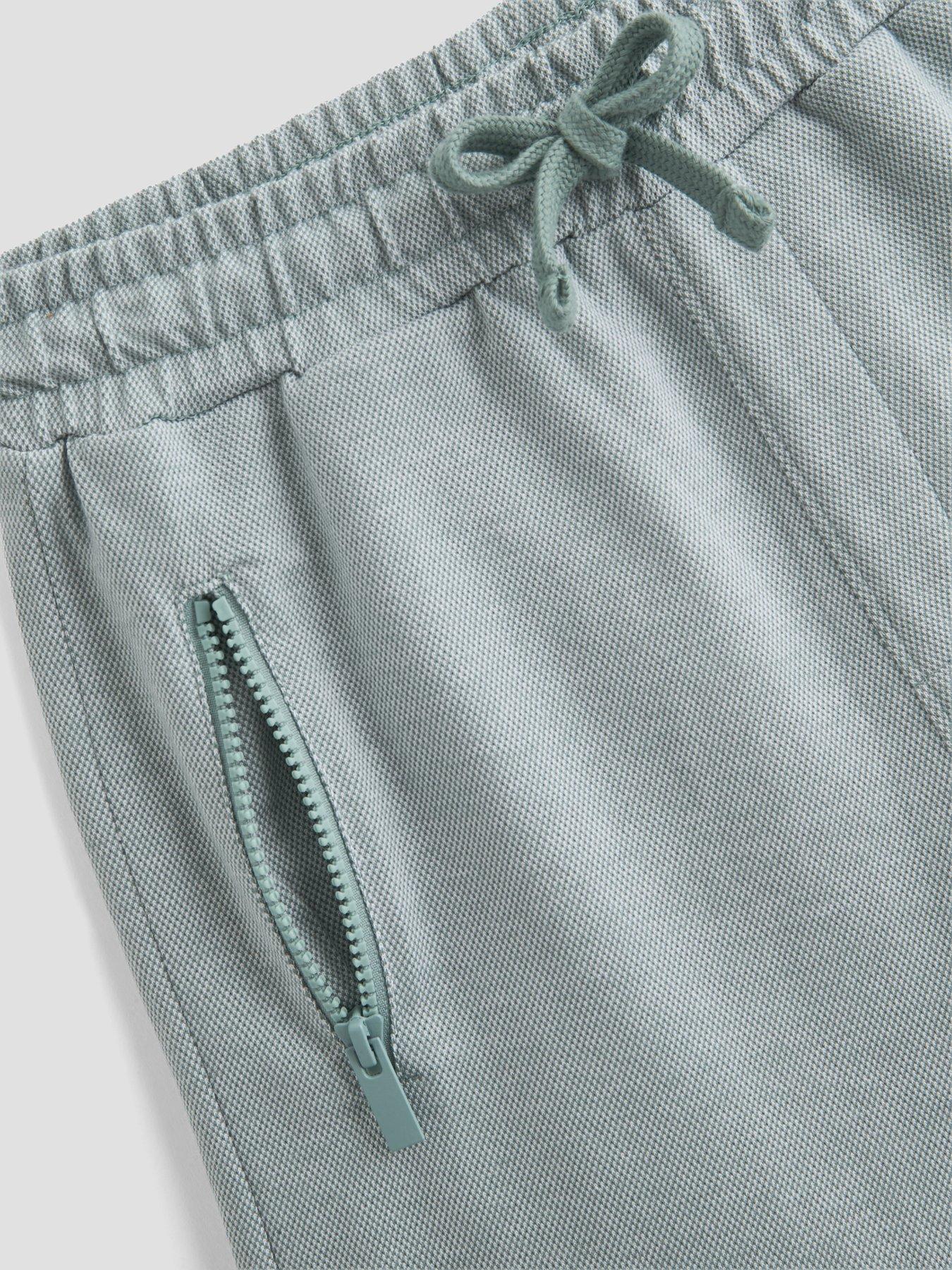Image 5 of 5 of The Very Collection Boys Jacquard Polo Shirt And Shorts Set - Green