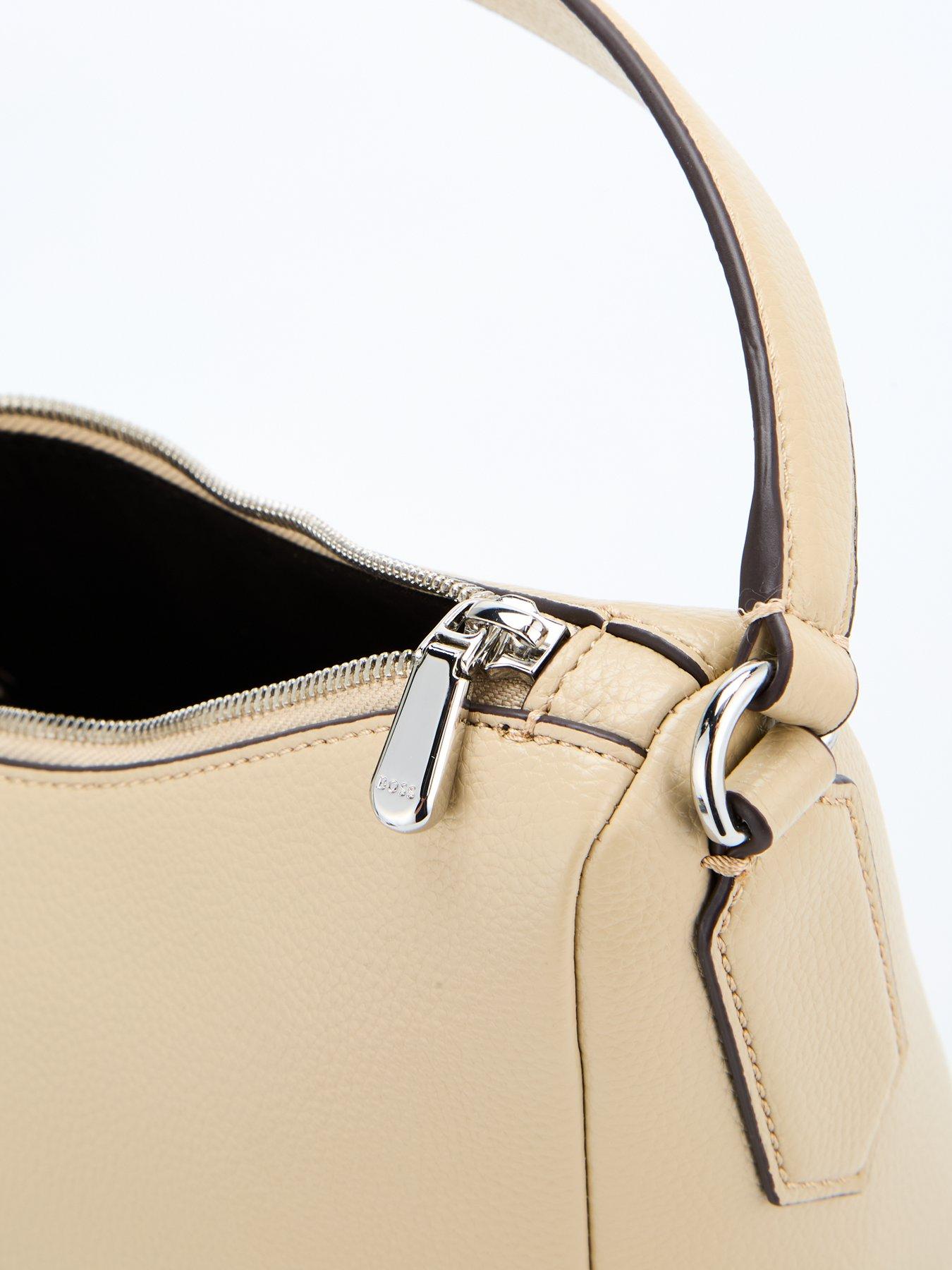 Image 5 of 6 of BOSS Annet Small Hobo Bag - Beige