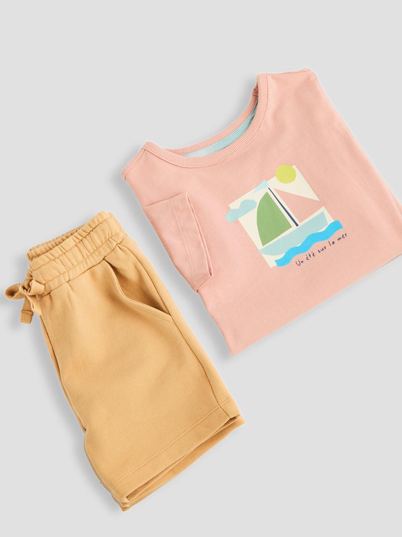Image 5 of 7 of The Very Collection Boys Boat Graphic T-Shirt &amp; Shorts Set - Multi