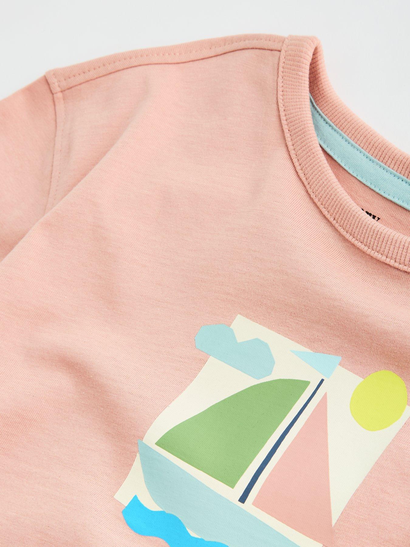 Image 7 of 7 of The Very Collection Boys Boat Graphic T-Shirt &amp; Shorts Set - Multi