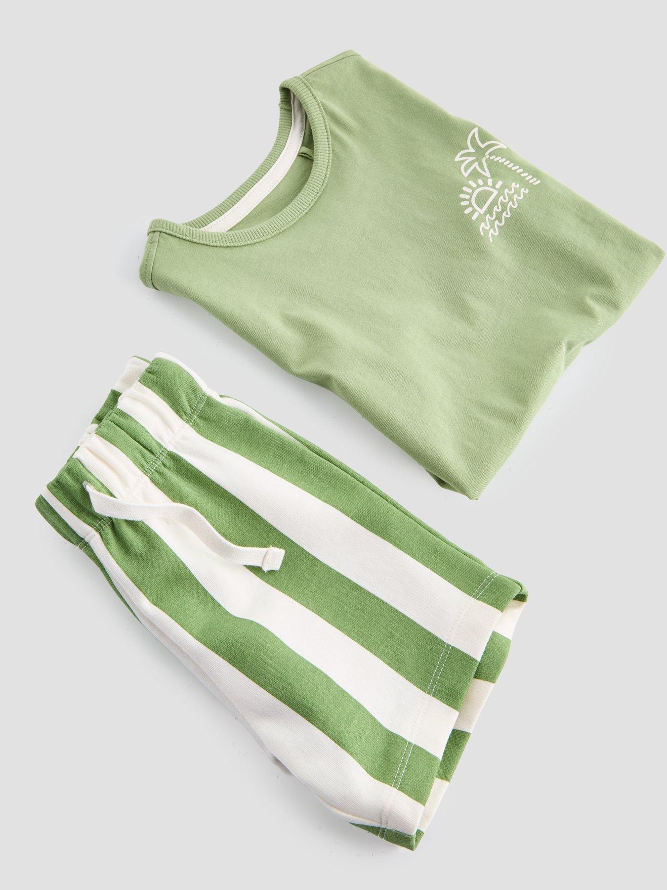 the-very-collection-boys-palm-tree-stripe-short-set-greendetail