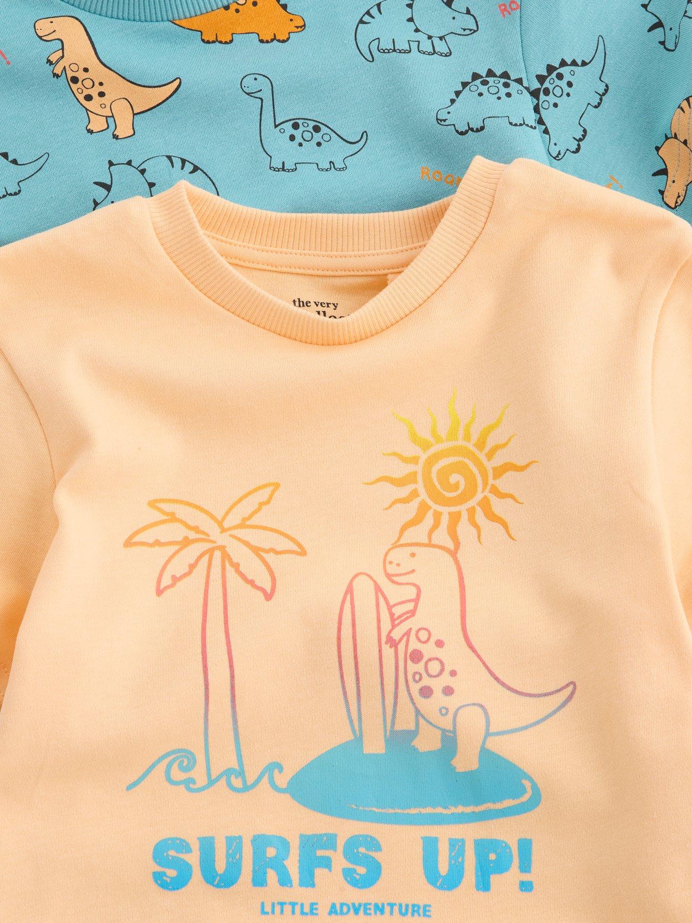 Image 4 of 5 of The Very Collection Boys 2 Pack Graphic Pyjama Set - Multi