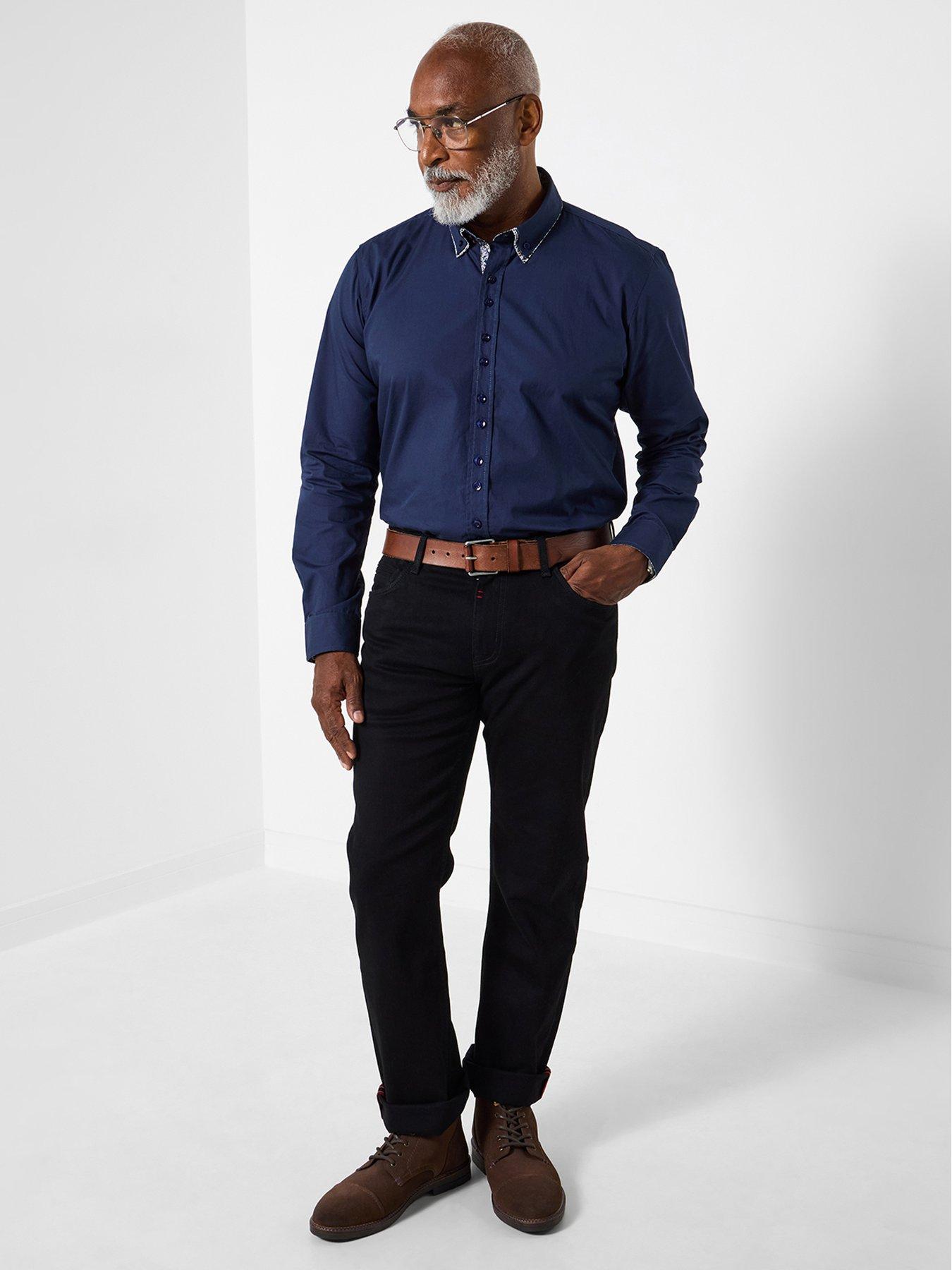 joe-browns-deadly-dapper-double-collar-shirt-navyoutfit