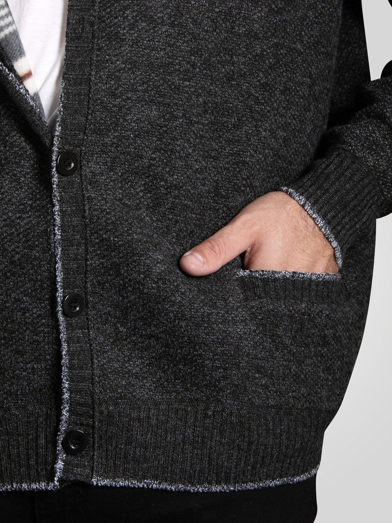d555-knitted-cardigan-with-bonded-check-lining-greyoutfit