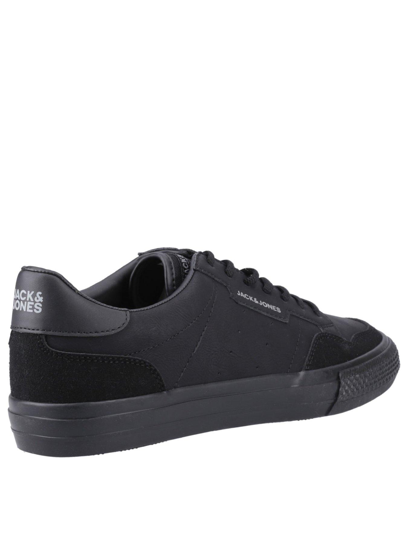 Image 3 of 5 of Jack & Jones Jack &amp; Jones Morden Pu Nubock Trainer - Black
