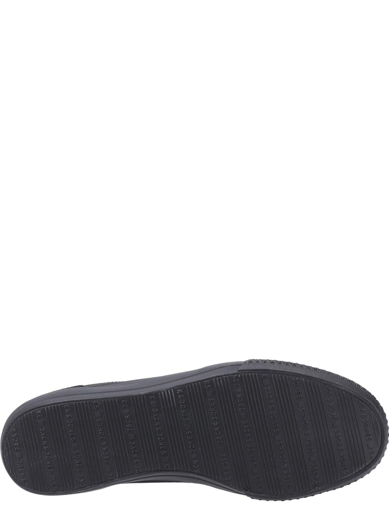 Image 5 of 5 of Jack & Jones Jack &amp; Jones Morden Pu Nubock Trainer - Black