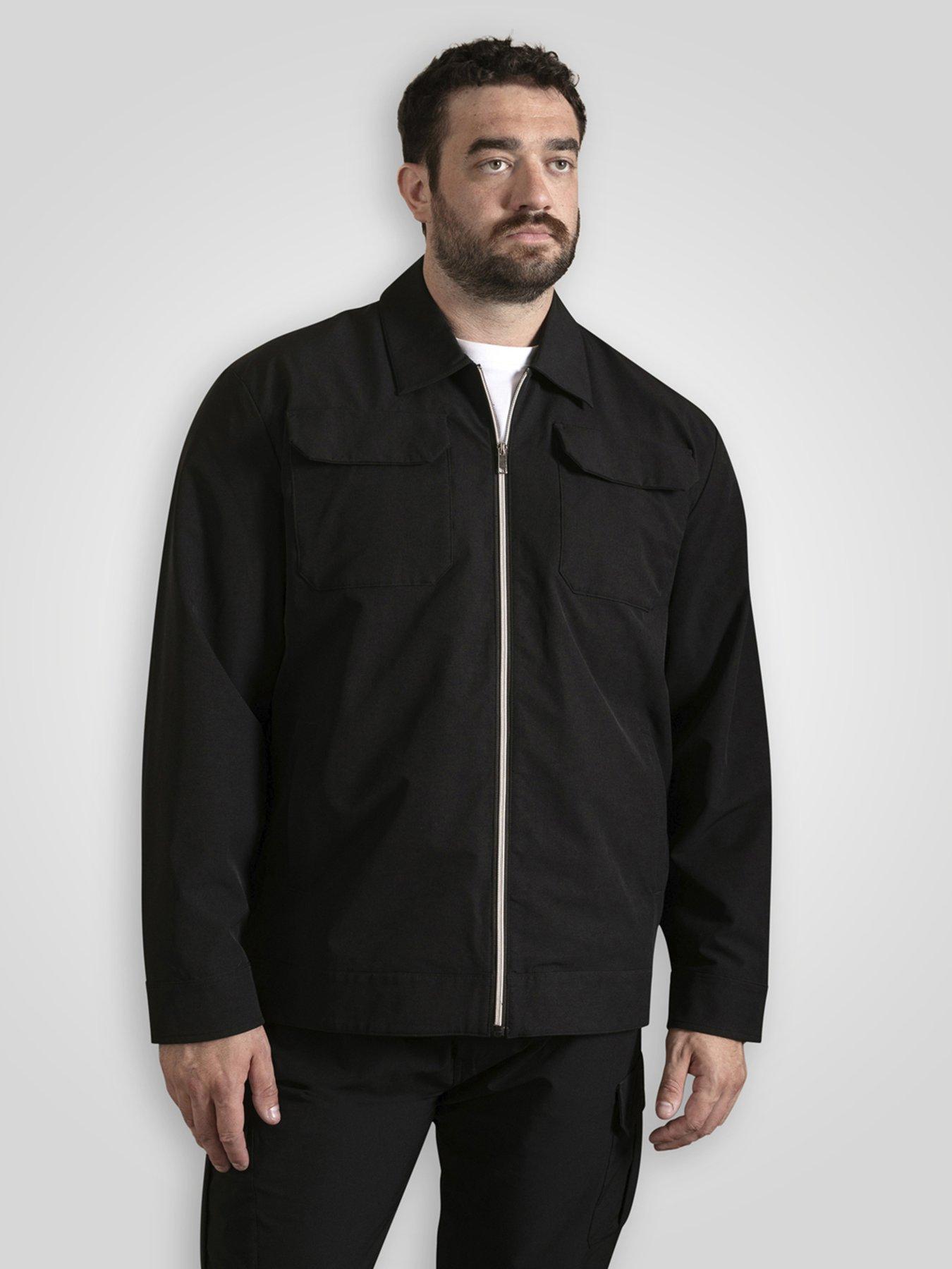 d555-couture-stretch-zip-through-jacket-black