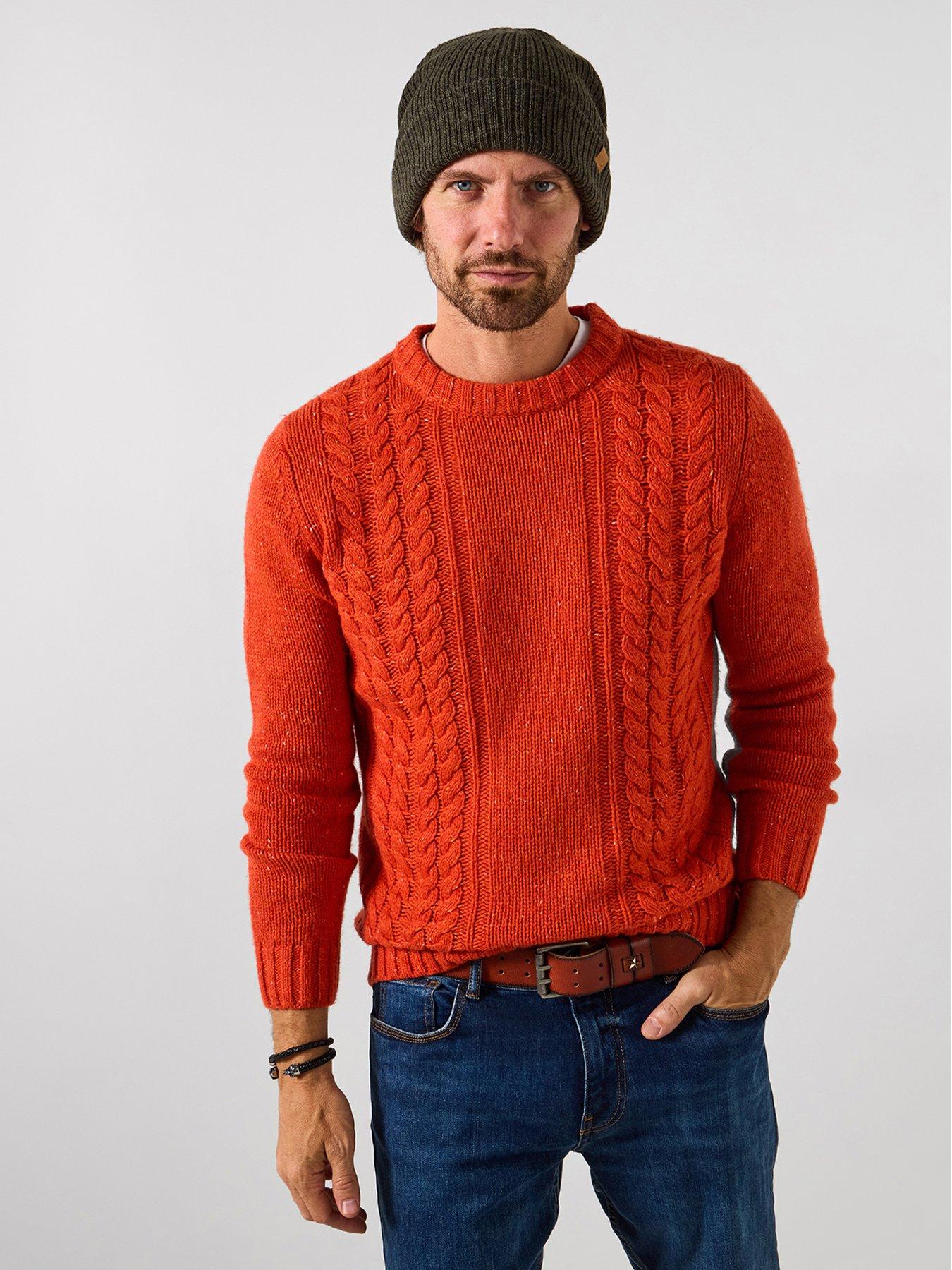 joe-browns-hit-the-harbour-cable-knitted-jumper-orange