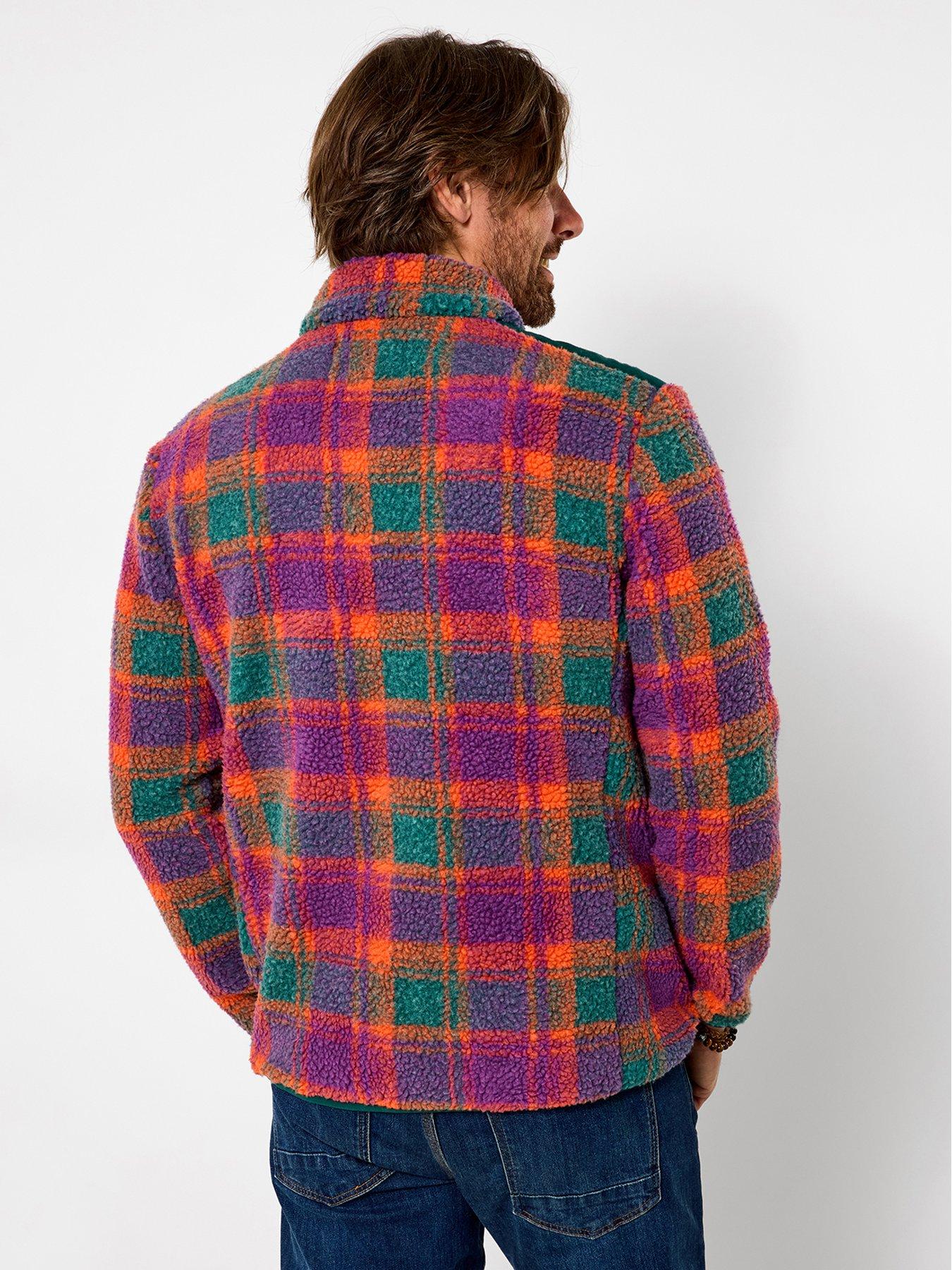 joe-browns-brilliant-borg-check-funnel-14-zip-sweat-multistillFront