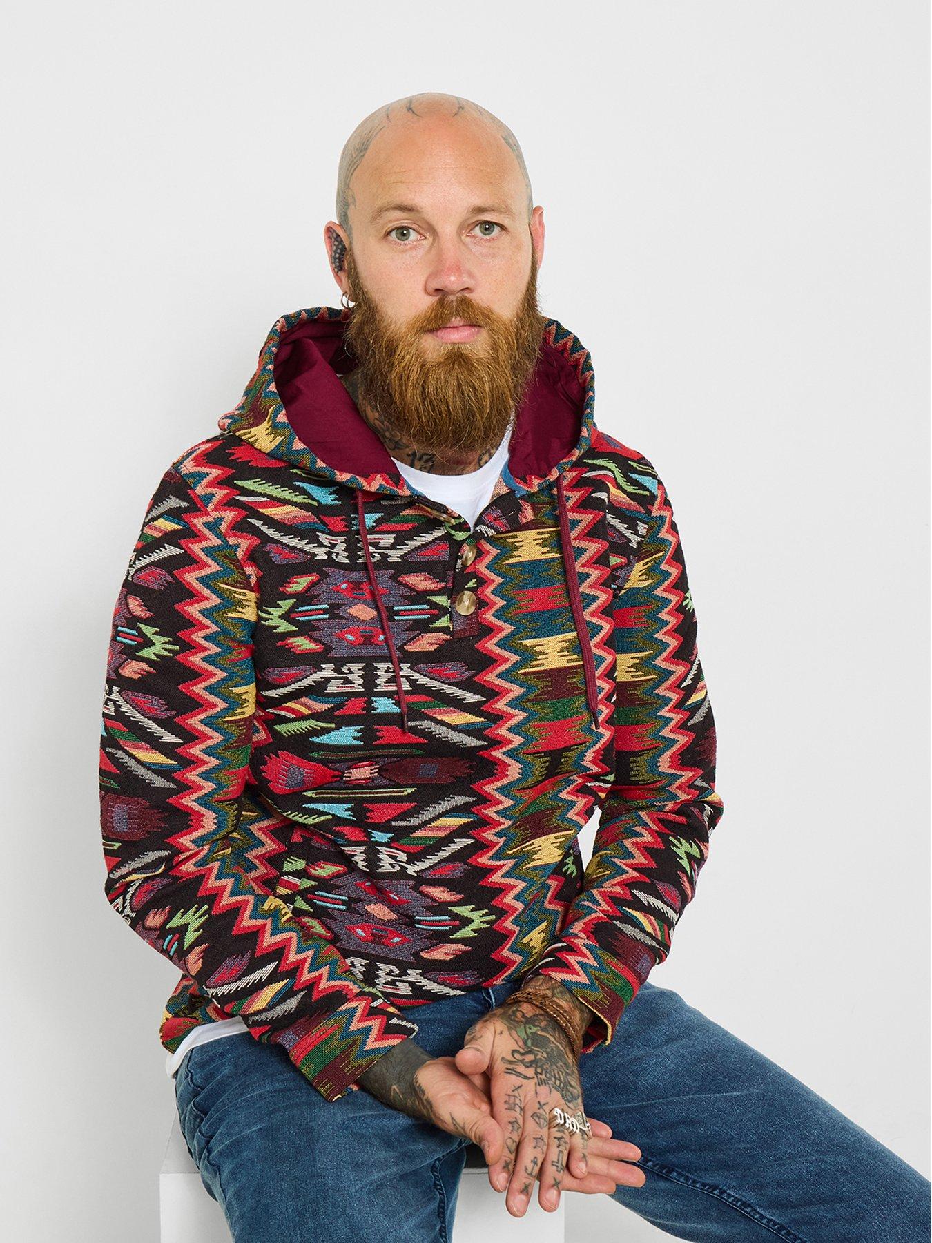 Joe Browns Perfect Pattern Jacquard Hoodie - Multi