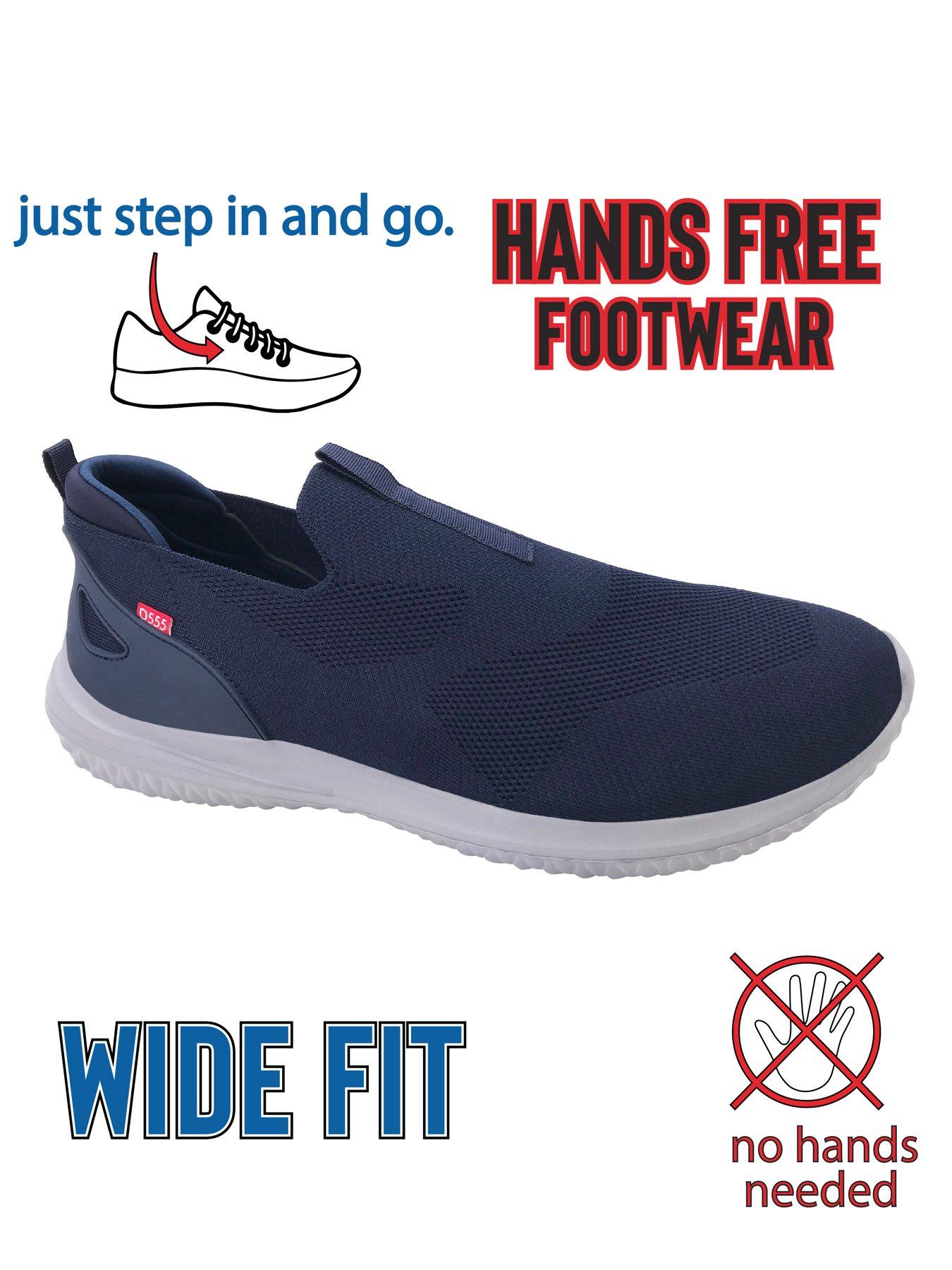 d555-kingsize-hands-free-casual-slip-on-shoes-with-knitted-top-navydetail