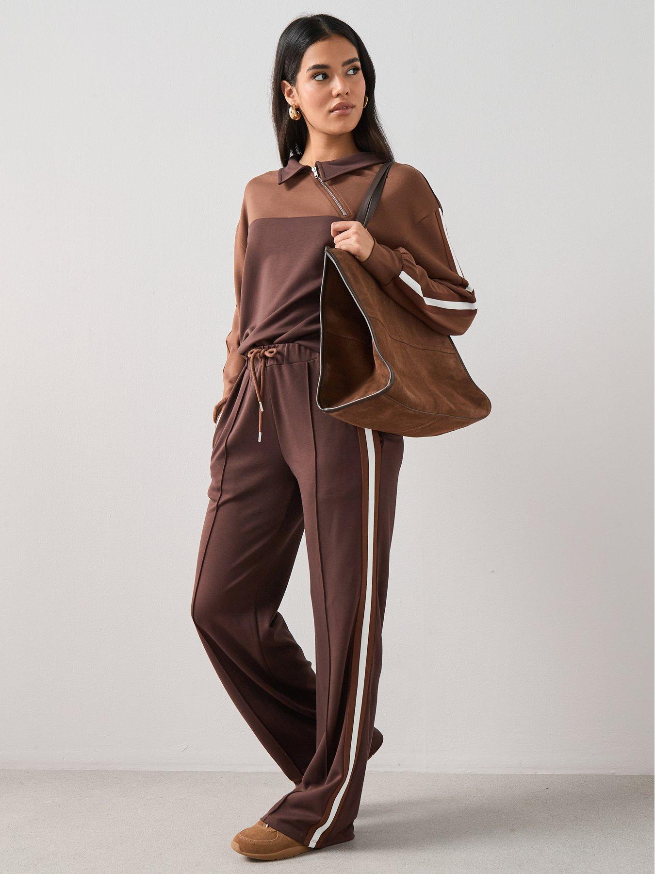 the-very-collection-soft-touch-side-stripe-wide-leg-jogger-brownback