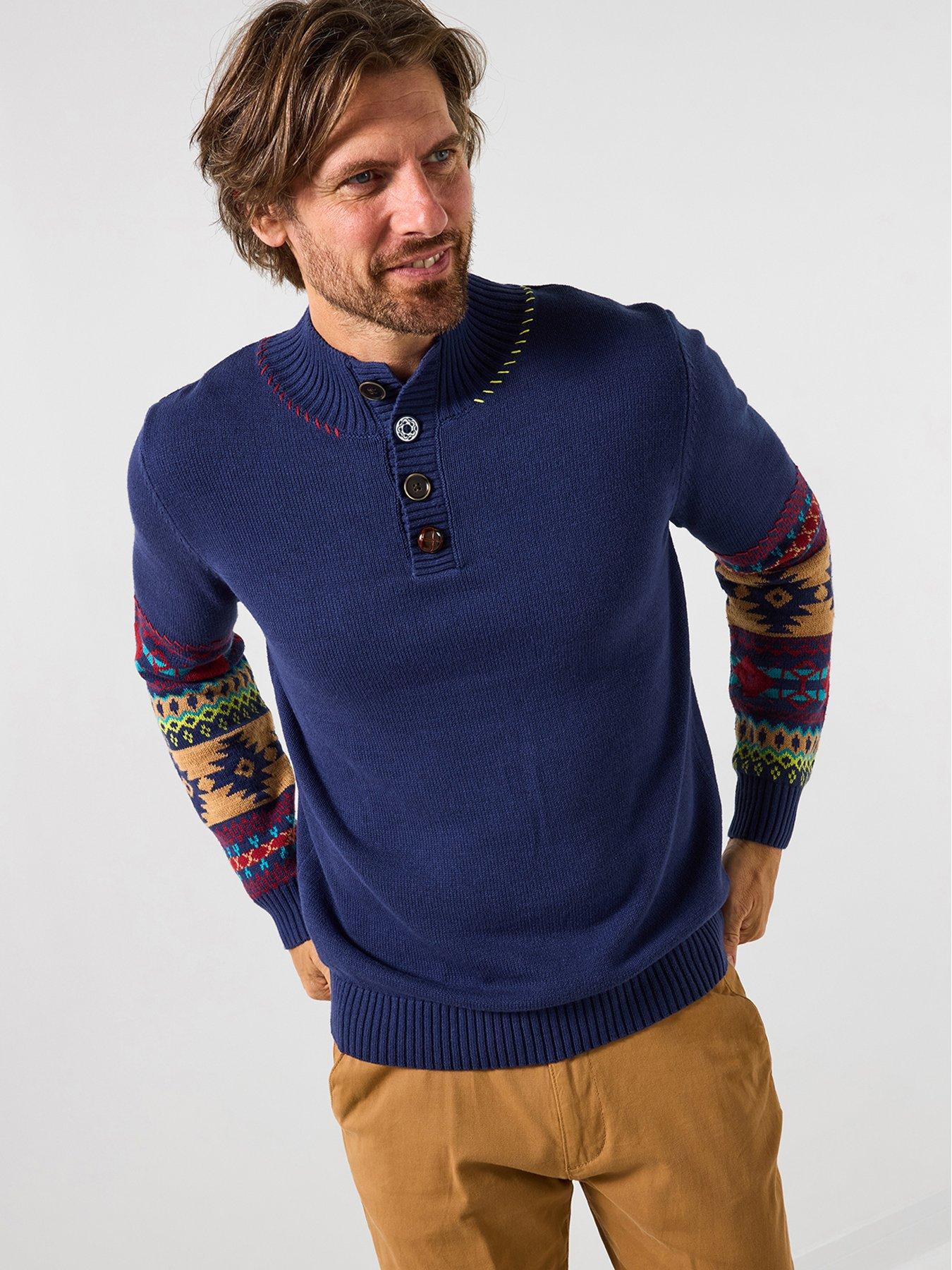 joe-browns-carefree-customised-funnel-14-zip-sweat-blue