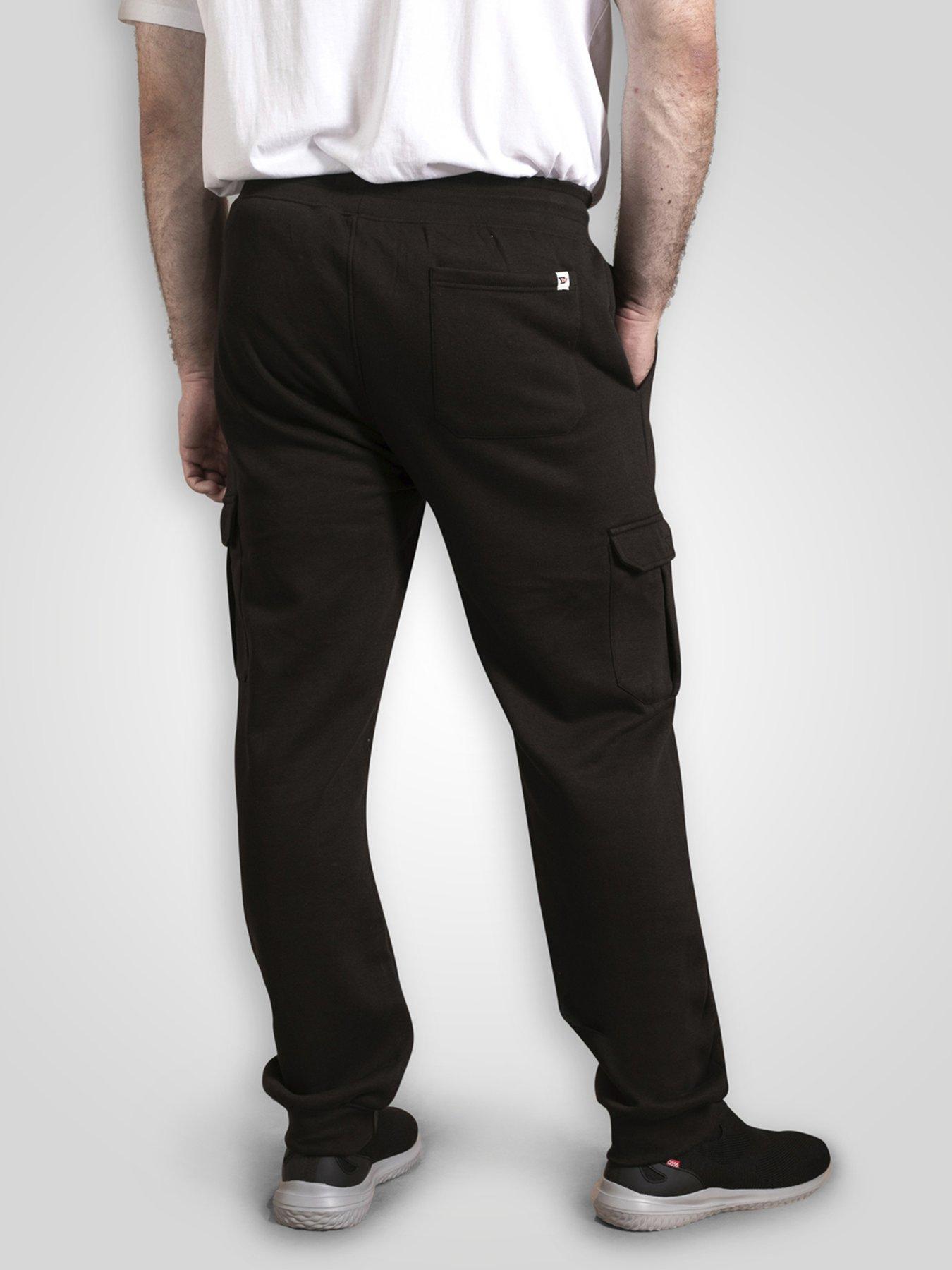 d555-cargo-pocket-joggers-with-ribbed-cuffs-blackstillFront